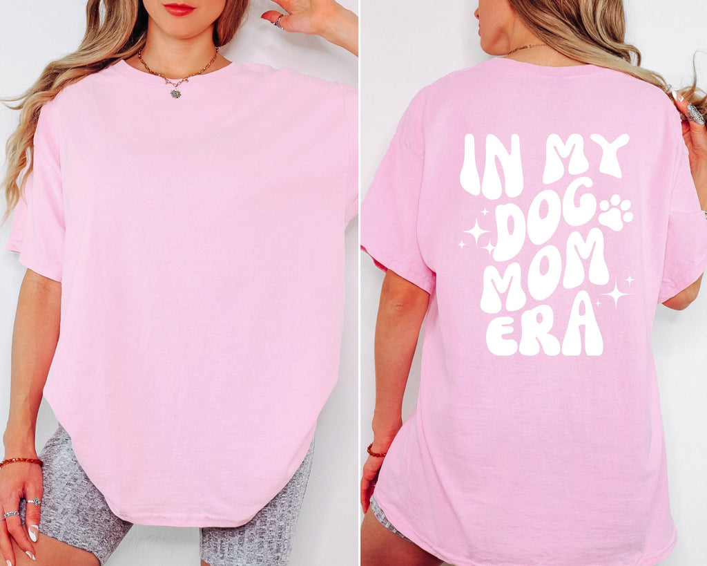 Shirt Hund Backprint, Dogmom Era, T Shirt Dog Mom, Geschenk Freundin, Mama, Hundeliebhaber, Hundebesitzer, Doodle, Pudel, Labrador, Dackel