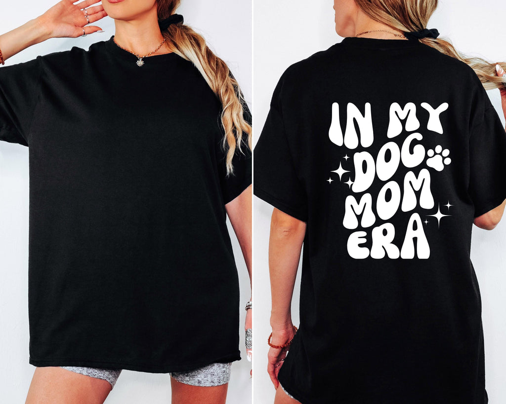 Shirt Hund Backprint, Dogmom Era, T Shirt Dog Mom, Geschenk Freundin, Mama, Hundeliebhaber, Hundebesitzer, Doodle, Pudel, Labrador, Dackel