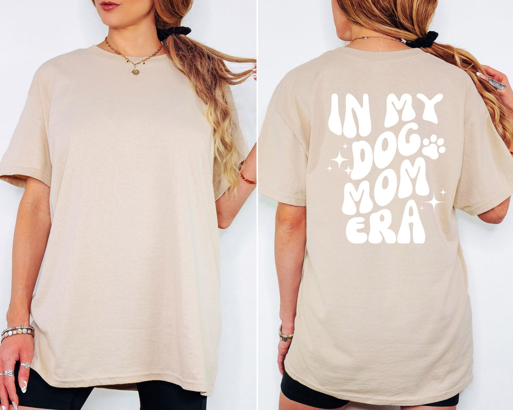 Shirt Hund Backprint, Dogmom Era, T Shirt Dog Mom, Geschenk Freundin, Mama, Hundeliebhaber, Hundebesitzer, Doodle, Pudel, Labrador, Dackel