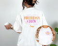 Geburtstag T Shirt, Backprint, Birthday Crew, personalisiert, Party Shirts, Bier Shirt, Sauf T Shirt, Gruppenshirt, Geburtstag Gruppe, Crew