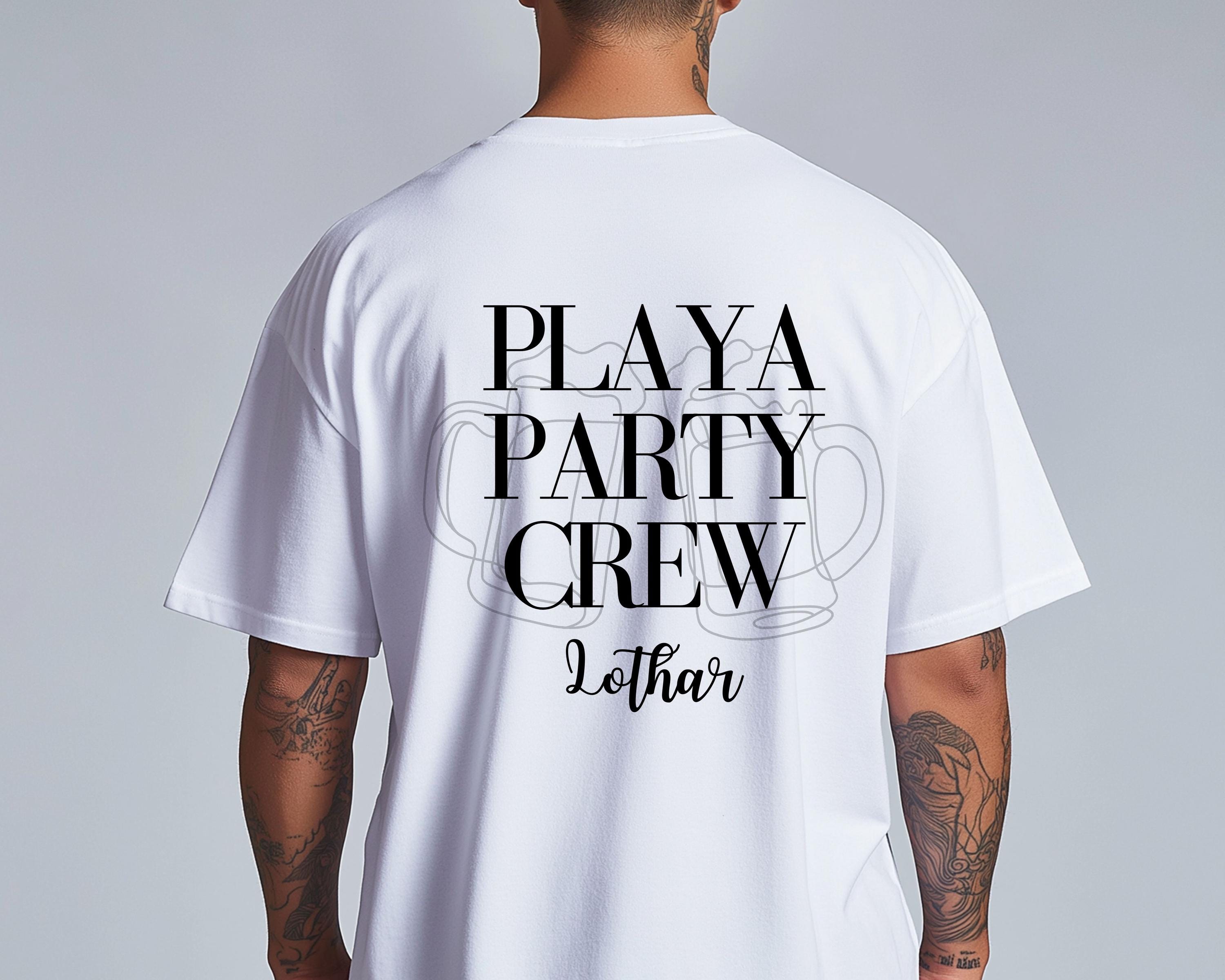 Malle Shirts Herren, Backprint, Malle 2026, Malle Shirt, Männer, personalisiert, Mallorca Shirts, Bier Shirt, Sauf T Shirt, Gruppenshirt