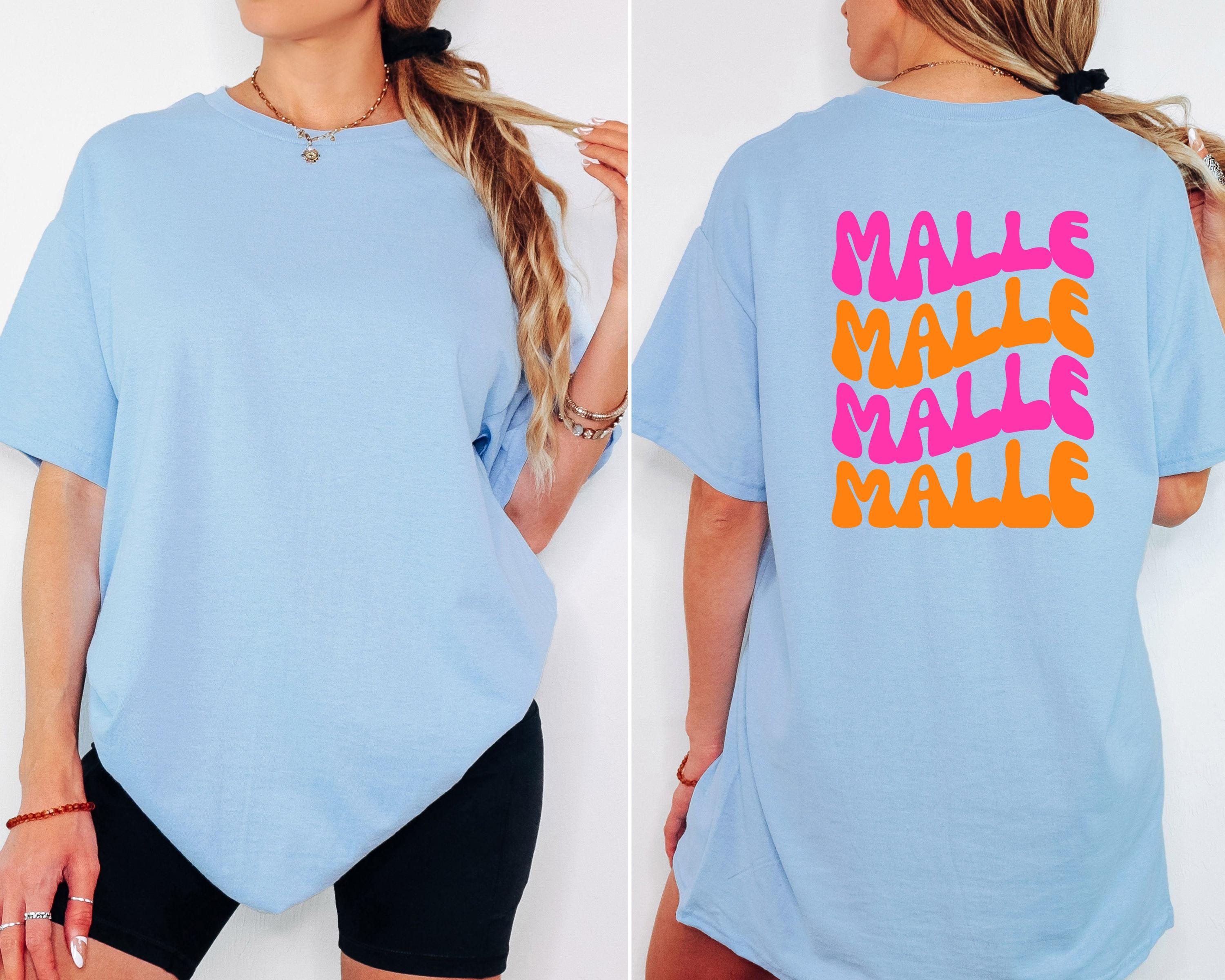 Malle T Shirt, Backprint, Malle 2026, Malle Shirts, Malle TShirts, personalisiert, Mallorca Shirts, Bier Shirt, Sauf T Shirt, Gruppenshirt