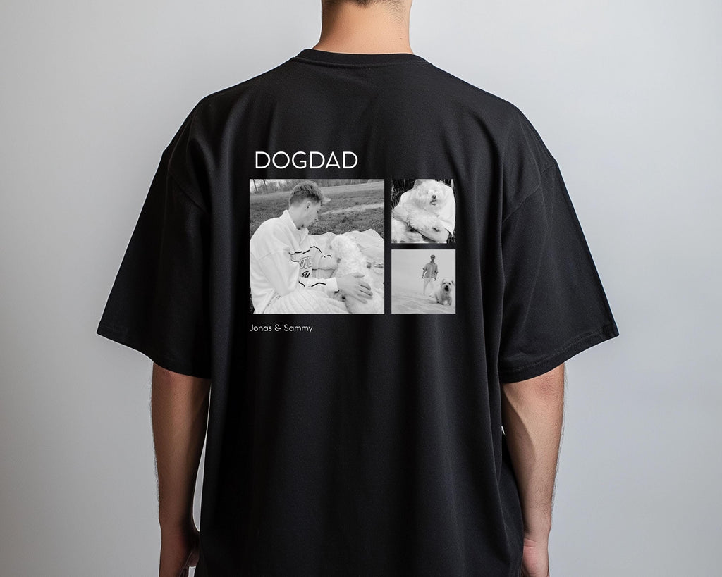 Hundepapa Shirt, T Shirt Hundebesitzer, Geschenkidee Hundeeltern, Freund, Vatertag, Hund, Dogdad, Labrador, Golden Retriever, personalisiert