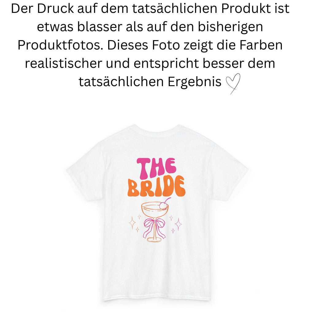 JGA Shirt, Junggesellenabschied Frau, JGA pink orange, Team Shirts, Braut Shirt, The Bride, JGA Frauen, Hochzeit, Accessoires, Geschenk Crew