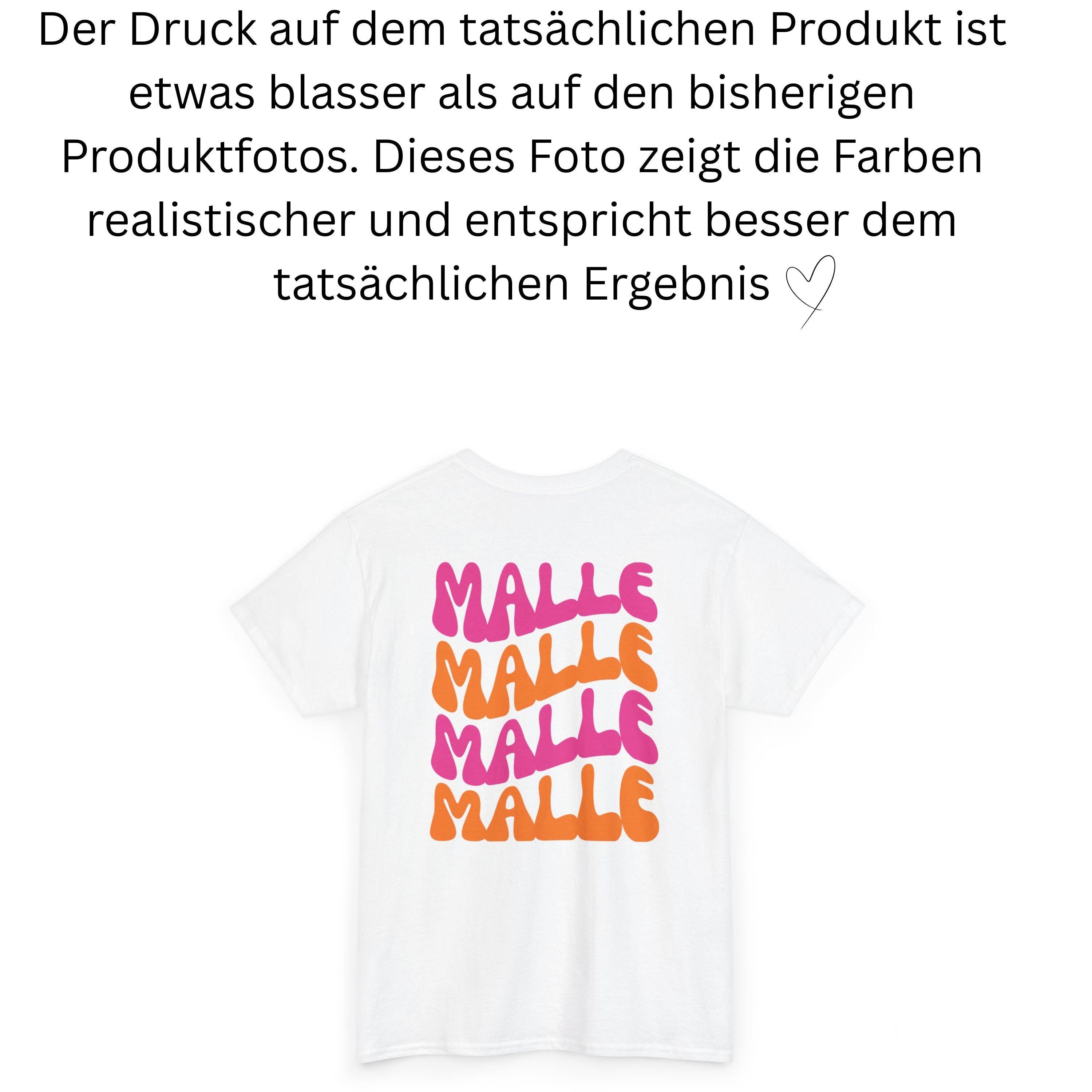 Malle T Shirt, Backprint, Malle 2026, Malle Shirts, Malle TShirts, personalisiert, Mallorca Shirts, Bier Shirt, Sauf T Shirt, Gruppenshirt