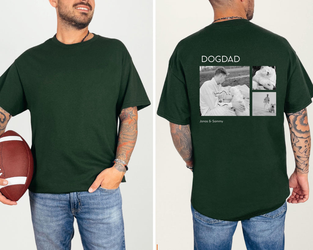 Hundepapa Shirt, T Shirt Hundebesitzer, Geschenkidee Hundeeltern, Freund, Vatertag, Hund, Dogdad, Labrador, Golden Retriever, personalisiert