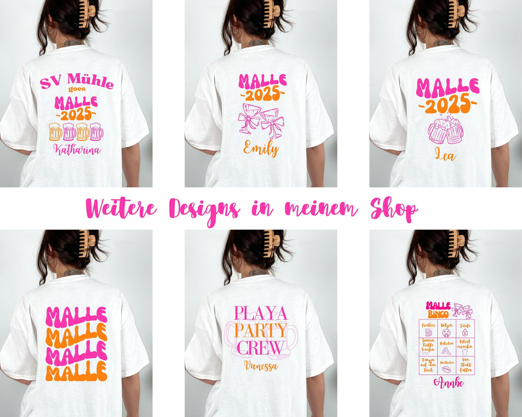 Malle 2026 Shirt Leo, es eskaliert eh, Backprint, lustiges Malle T Shirt, Mallorca Shirts, Bier TShirt, Sauf T-Shirt, Gruppenshirt, Leopard