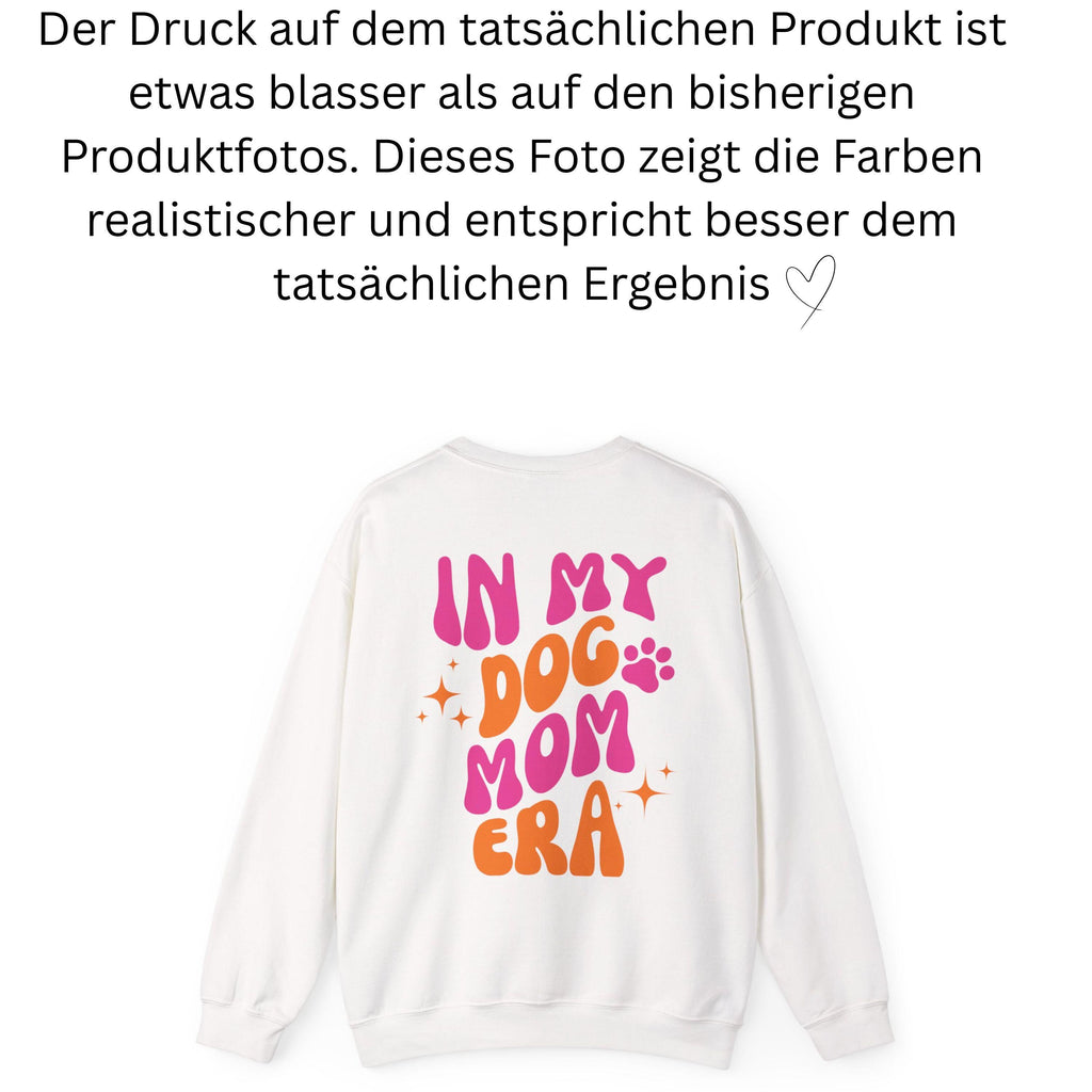 Pullover Hund Backprint, Dogmom Era, Pulli Dog Mom, Geschenk Freundin, Hundeliebhaber, Hundebesitzer, Hundemama, Weihnachten, Geschenkidee