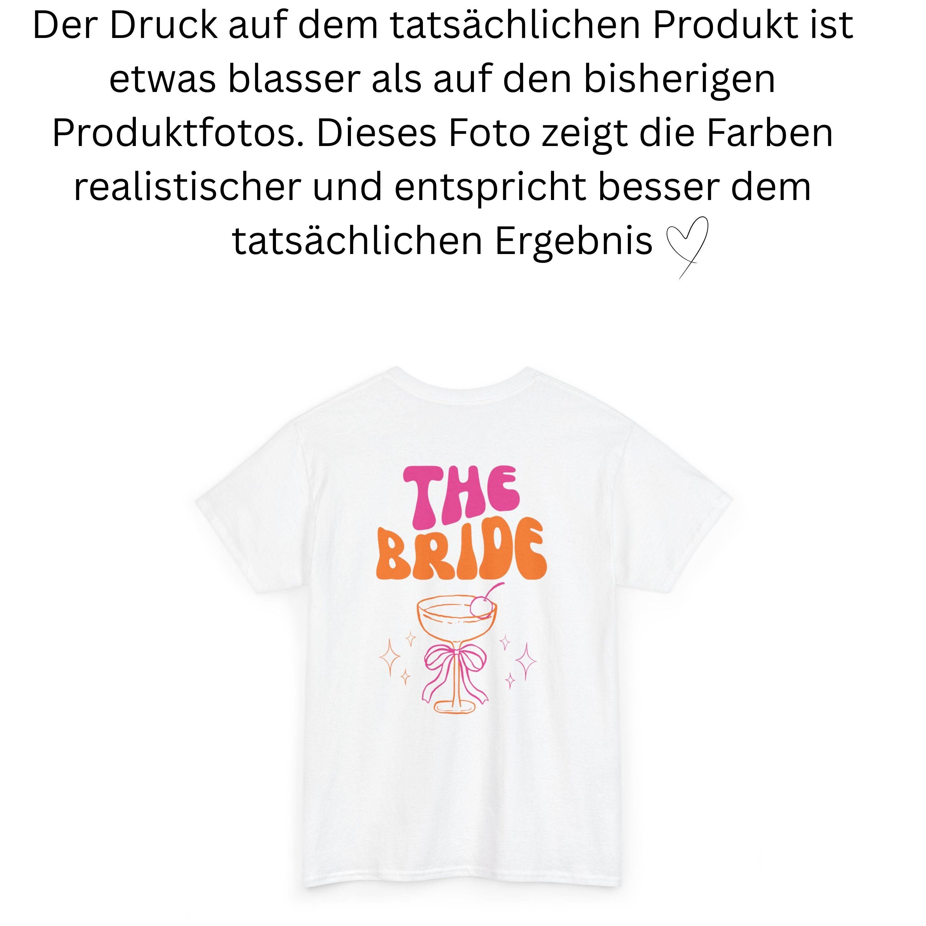 JGA T Shirt Personalisierbar, Junggesellinnenabschied Shirts, Backprint, Team, Braut Shirt mit Name, JGA Frauen, Gruppen T Shirt, Hochzeit