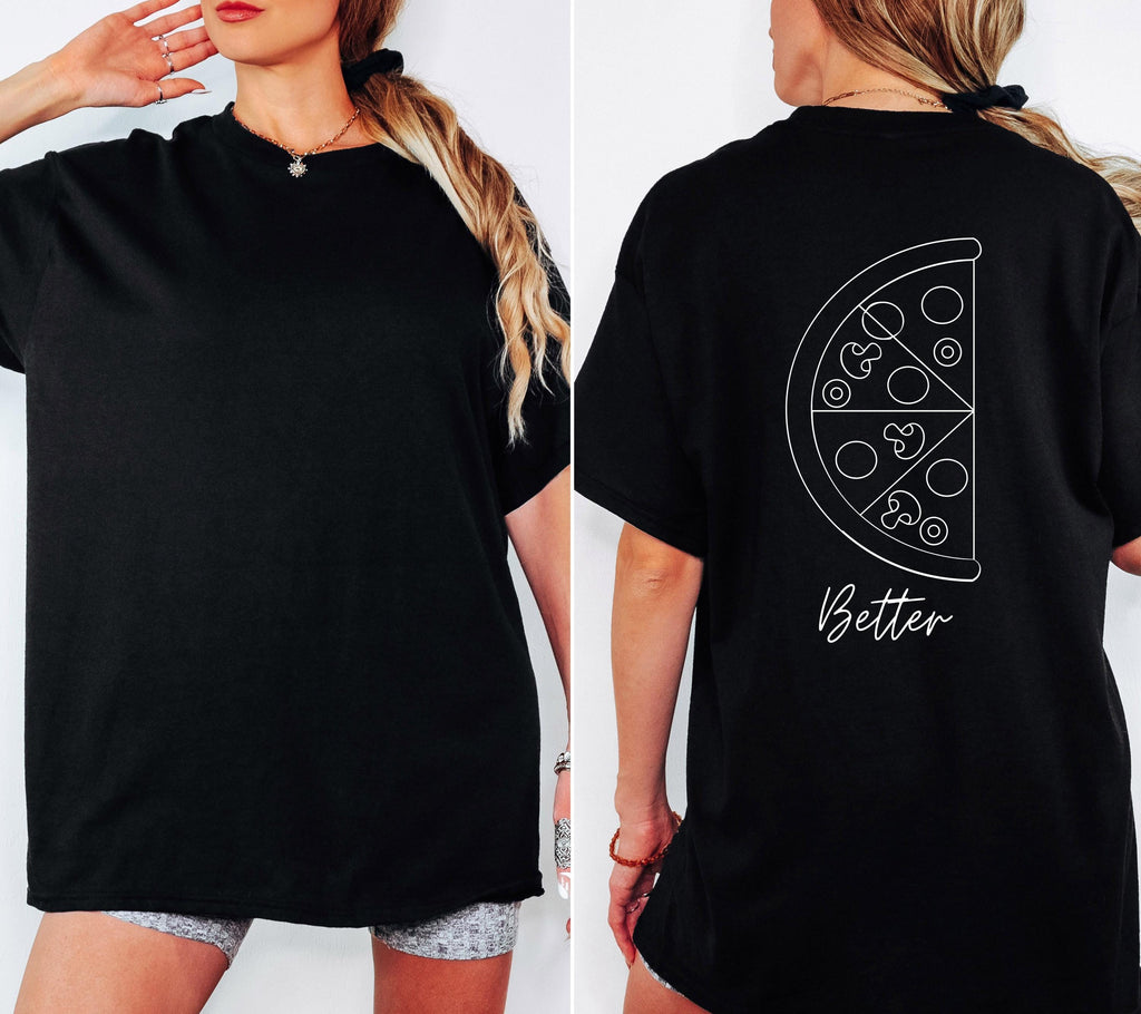 Better Together Shirt, Partner Shirts für Paare, Lustiges Pärchen Geschenk, Couple Shirts, Valentinstag, Jahrestag, Pizza Shirt, Freund