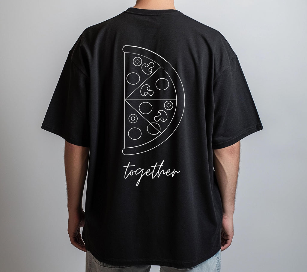 Better Together Shirt, Partner Shirts für Paare, Lustiges Pärchen Geschenk, Couple Shirts, Valentinstag, Jahrestag, Pizza Shirt, Freund