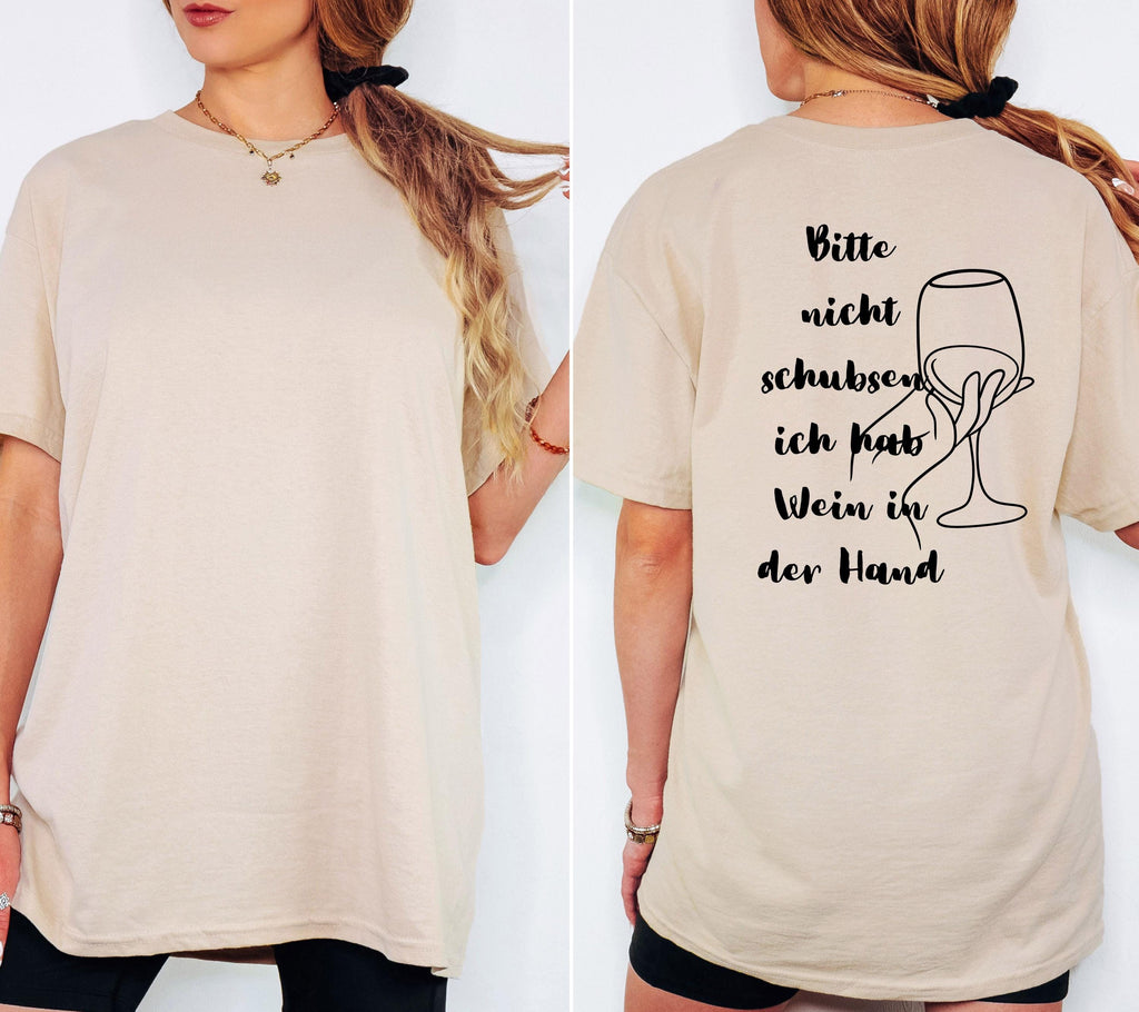 lustiges Shirt Damen, Wein Shirt, Weinglas, Weinfest, Geschenk Weinliebhaber, Weintrinker, Shirt mit Spruch, Geschenkidee Freundin, Mama