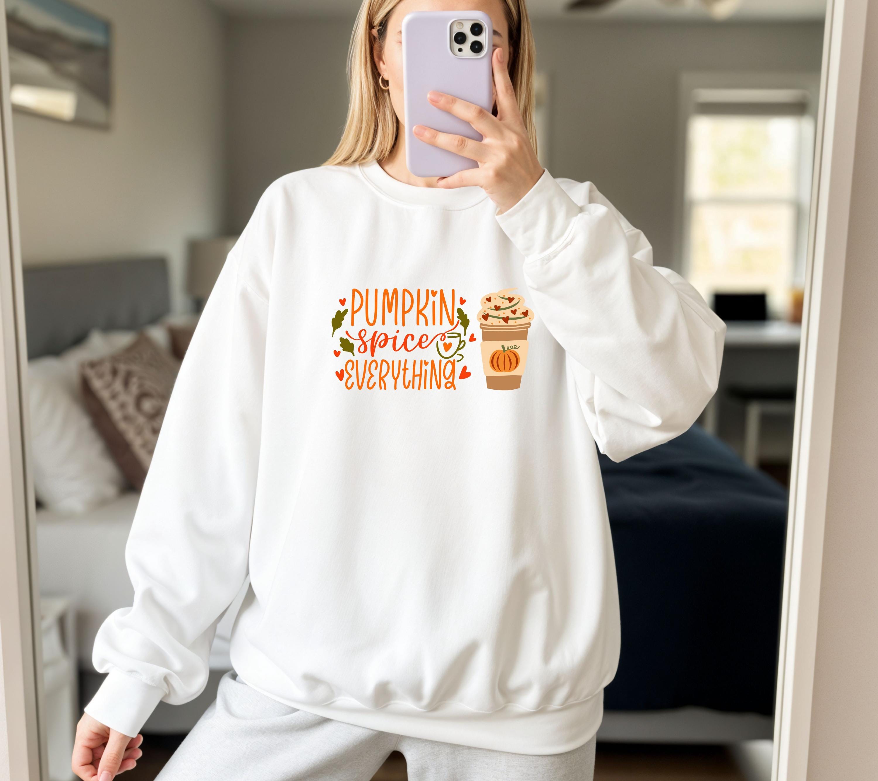 Herbst Pullover, Pumpkin Spice, Damen Mode Herbst, Gemütlicher Pulli Herbst, braun, Bücher, Sweatshirt Kürbis, Oversize, Geschenkidee, Cozy