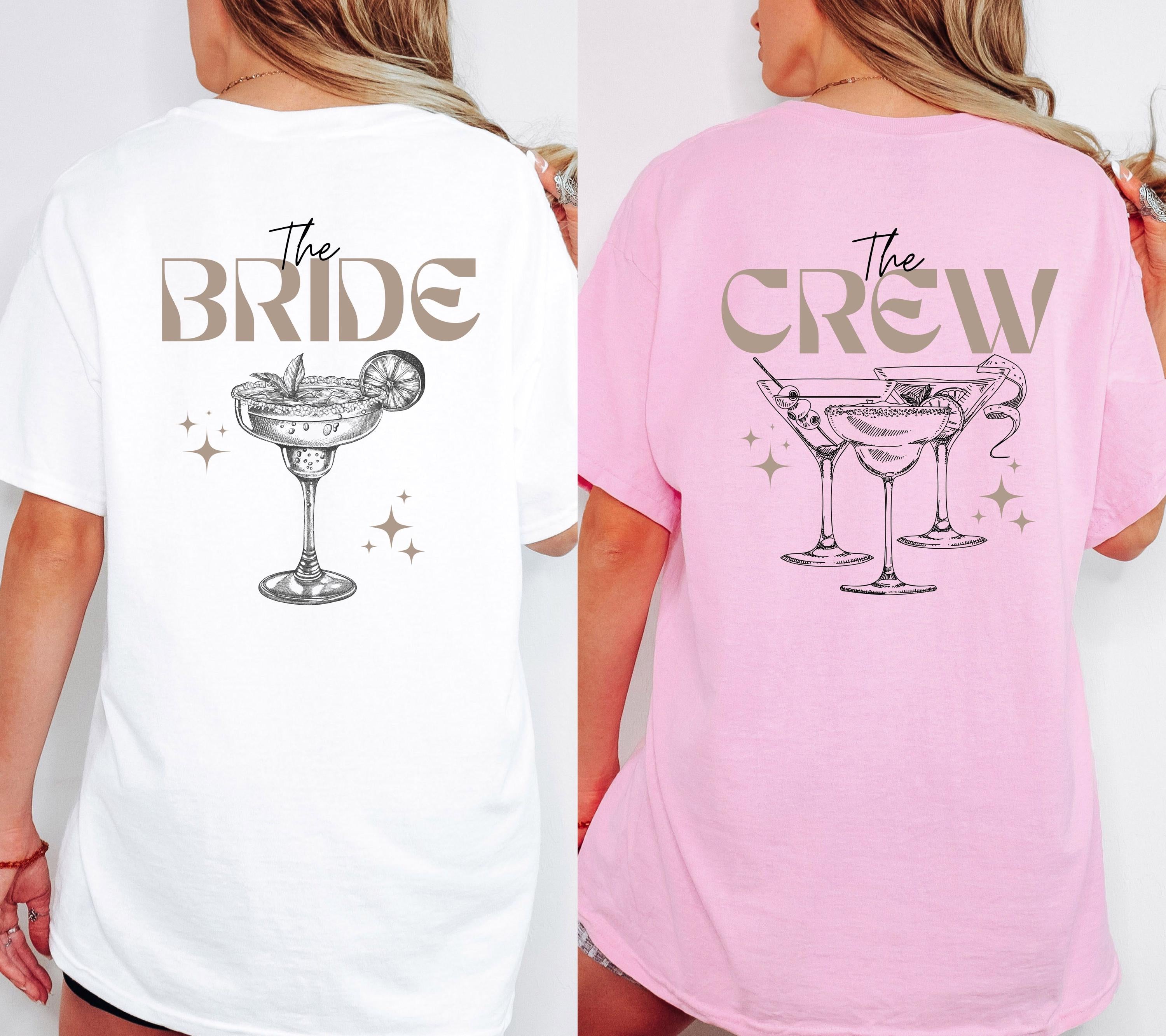 JGA Shirt, Junggesellinnenabschied Shirts, Freunde, Party, Braut, Team T Shirt, Braut Shirt, JGA Frauen, Gruppen T Shirt, Backprint, Crew