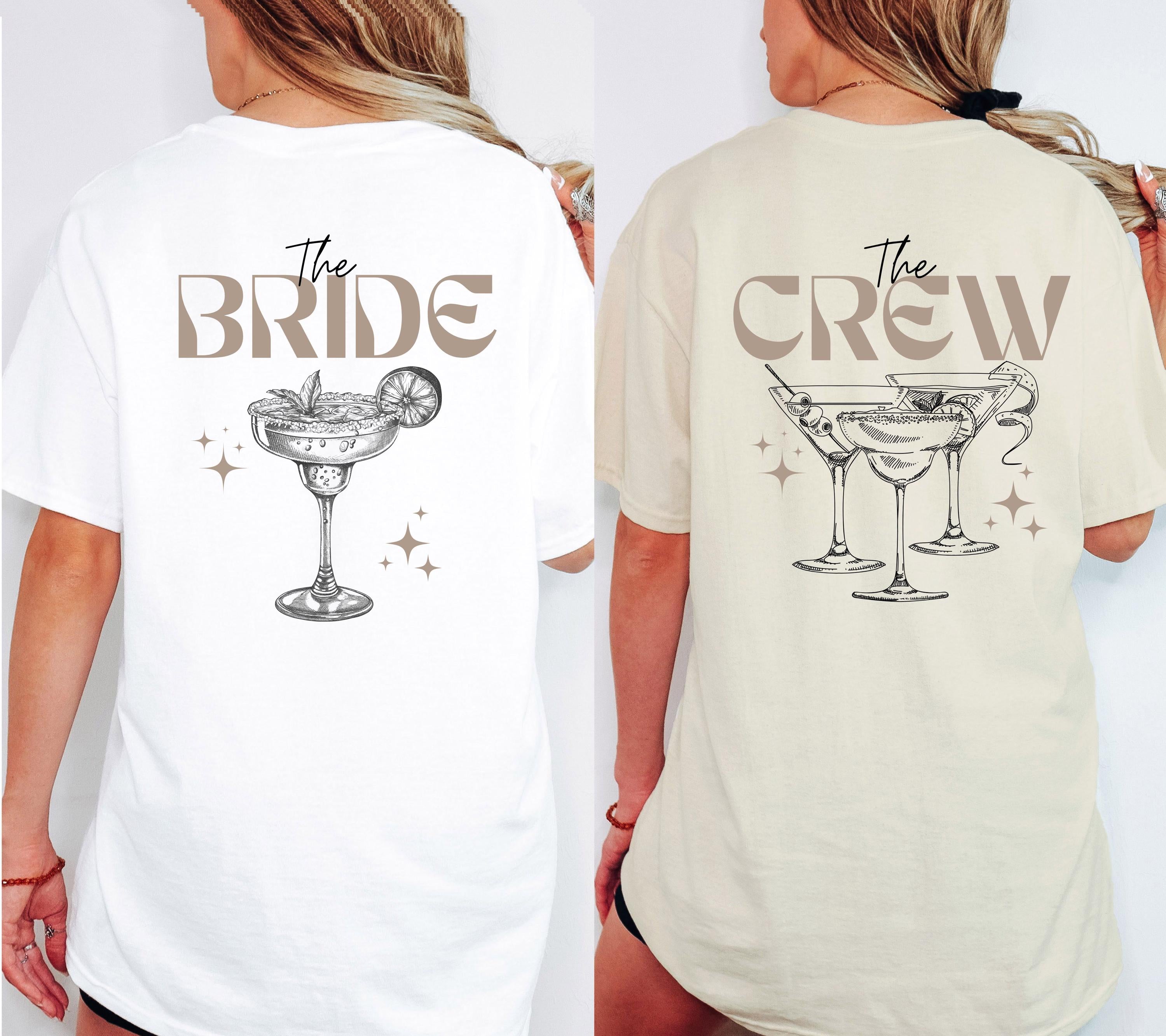 JGA Shirt, Junggesellinnenabschied Shirts, Freunde, Party, Braut, Team T Shirt, Braut Shirt, JGA Frauen, Gruppen T Shirt, Backprint, Crew