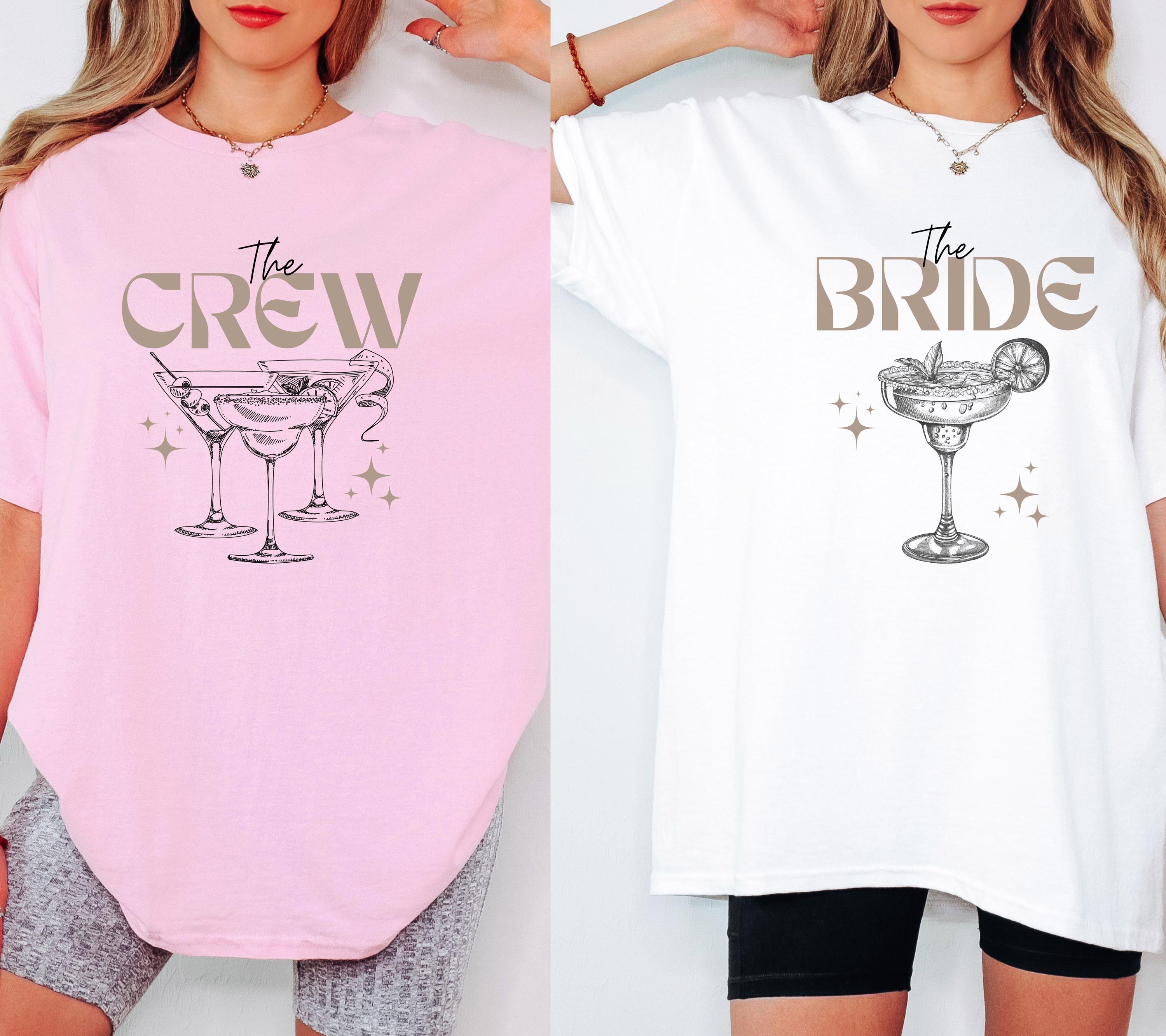 JGA Shirt, Junggesellinnenabschied Shirts, Freunde, Party, Braut, Team T Shirt, Braut Shirt, JGA Frauen, Gruppen T Shirt, Backprint, Crew