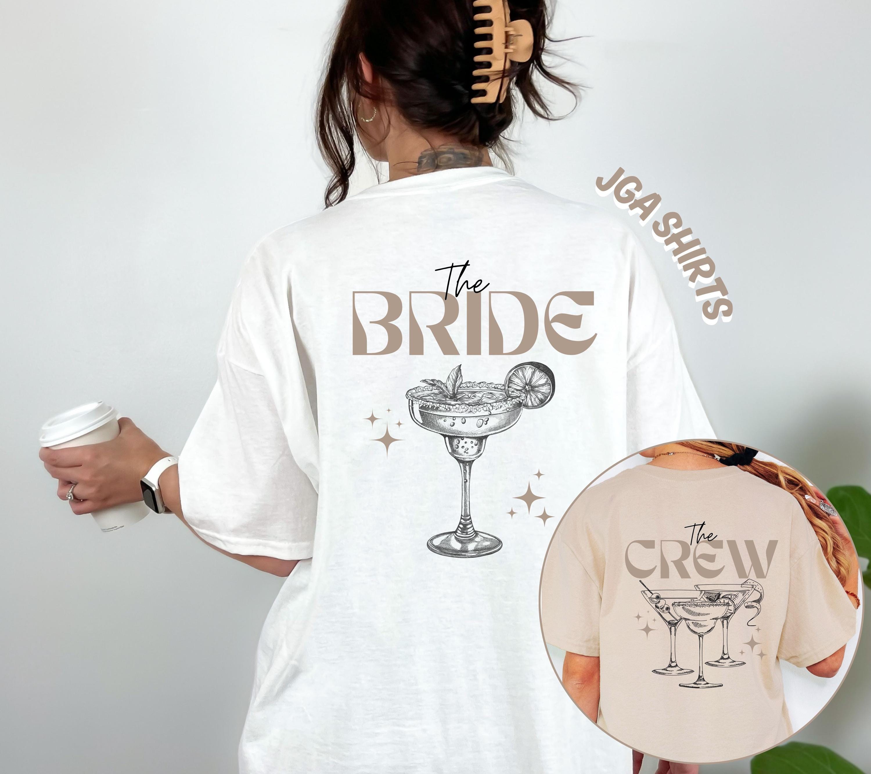 JGA Shirt, Junggesellinnenabschied Shirts, Freunde, Party, Braut, Team T Shirt, Braut Shirt, JGA Frauen, Gruppen T Shirt, Backprint, Crew