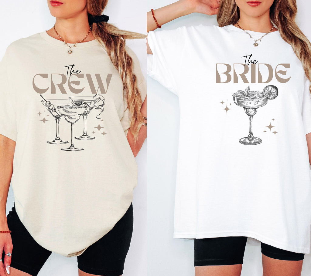 JGA Shirt, Junggesellinnenabschied Shirts, Freunde, Party, Braut, Team T Shirt, Braut Shirt, JGA Frauen, Gruppen T Shirt, Backprint, Crew