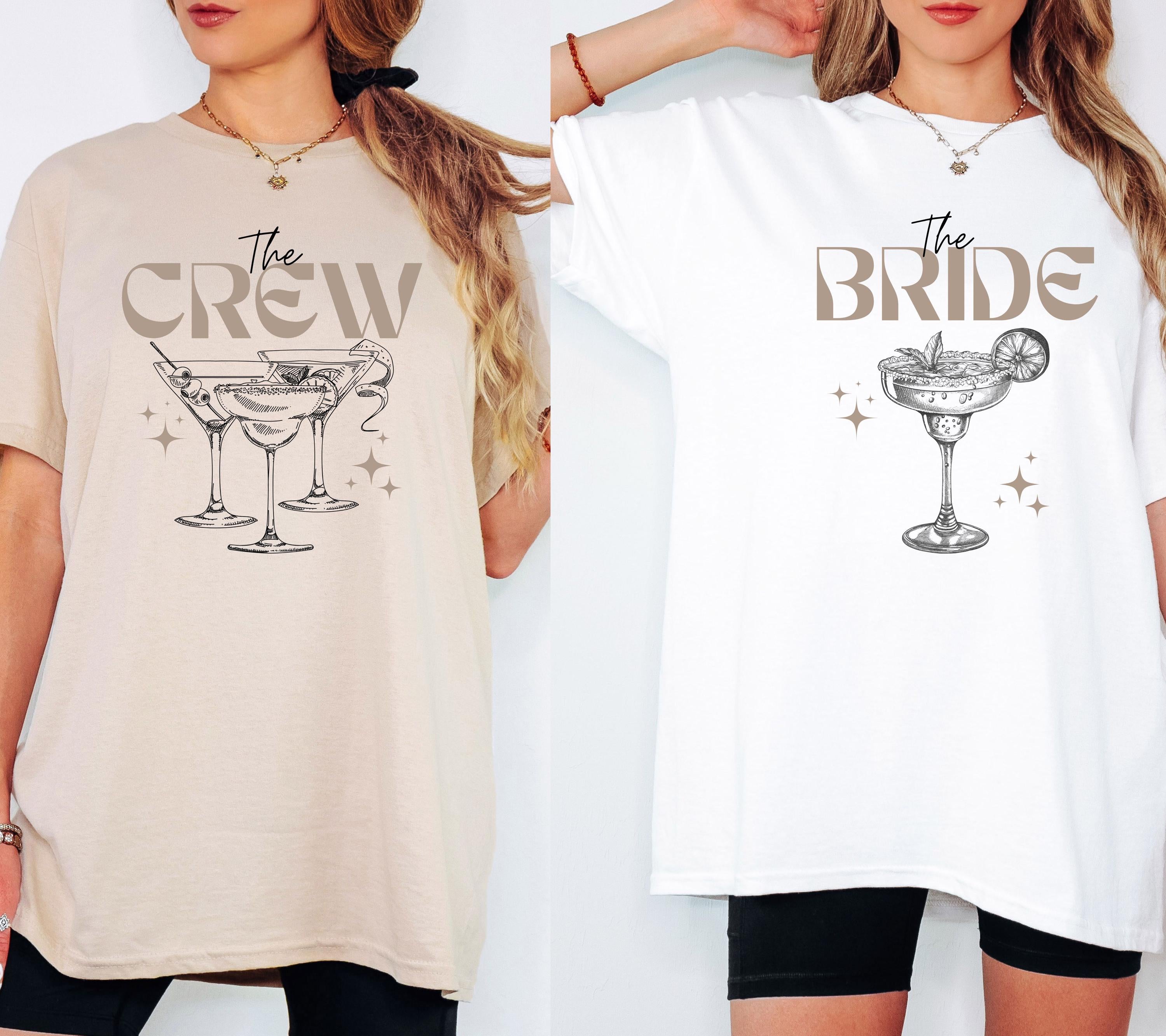 JGA Shirt, Junggesellinnenabschied Shirts, Freunde, Party, Braut, Team T Shirt, Braut Shirt, JGA Frauen, Gruppen T Shirt, Backprint, Crew