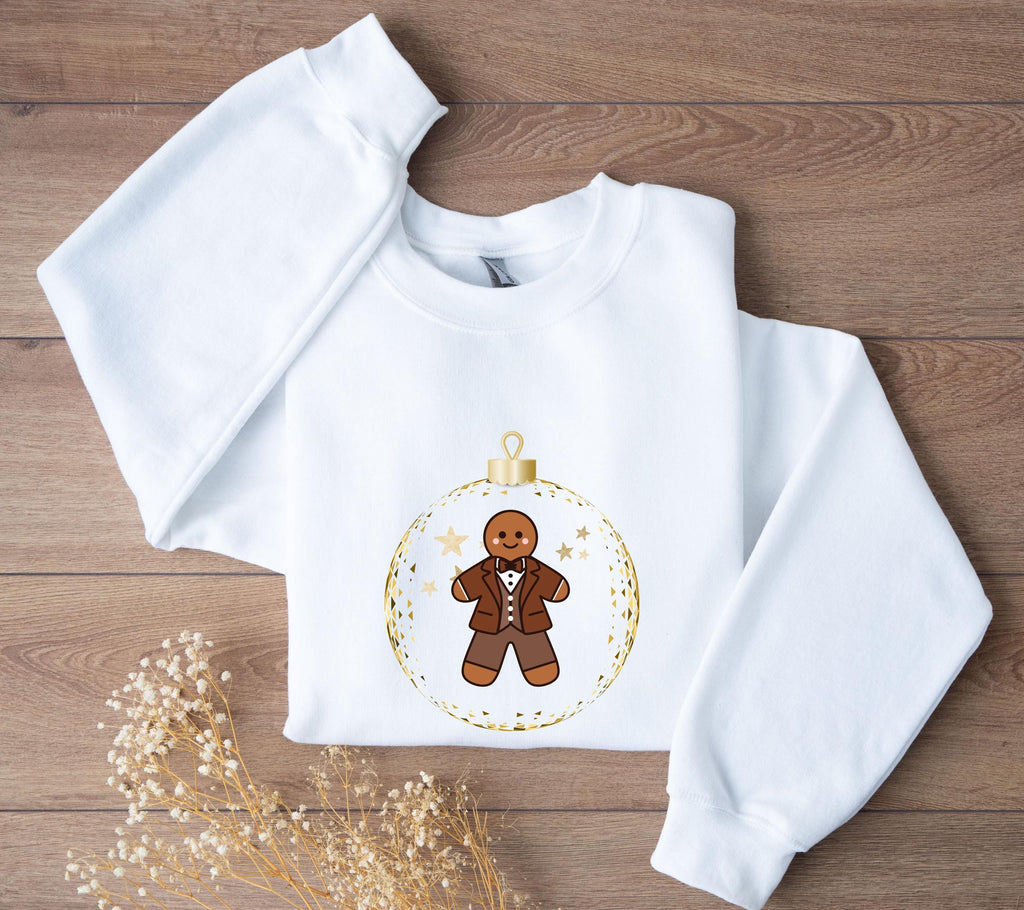 Pärchen Pullover Weihnachten, Lebkuchen Mann & Frau Sweatshirt, Partner Geschenk Weihnachten, Ugly Christmas Sweater Couple, Geschenk Freund