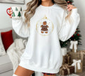 Pärchen Pullover Weihnachten, Lebkuchen Mann & Frau Sweatshirt, Partner Geschenk Weihnachten, Ugly Christmas Sweater Couple, Geschenk Freund