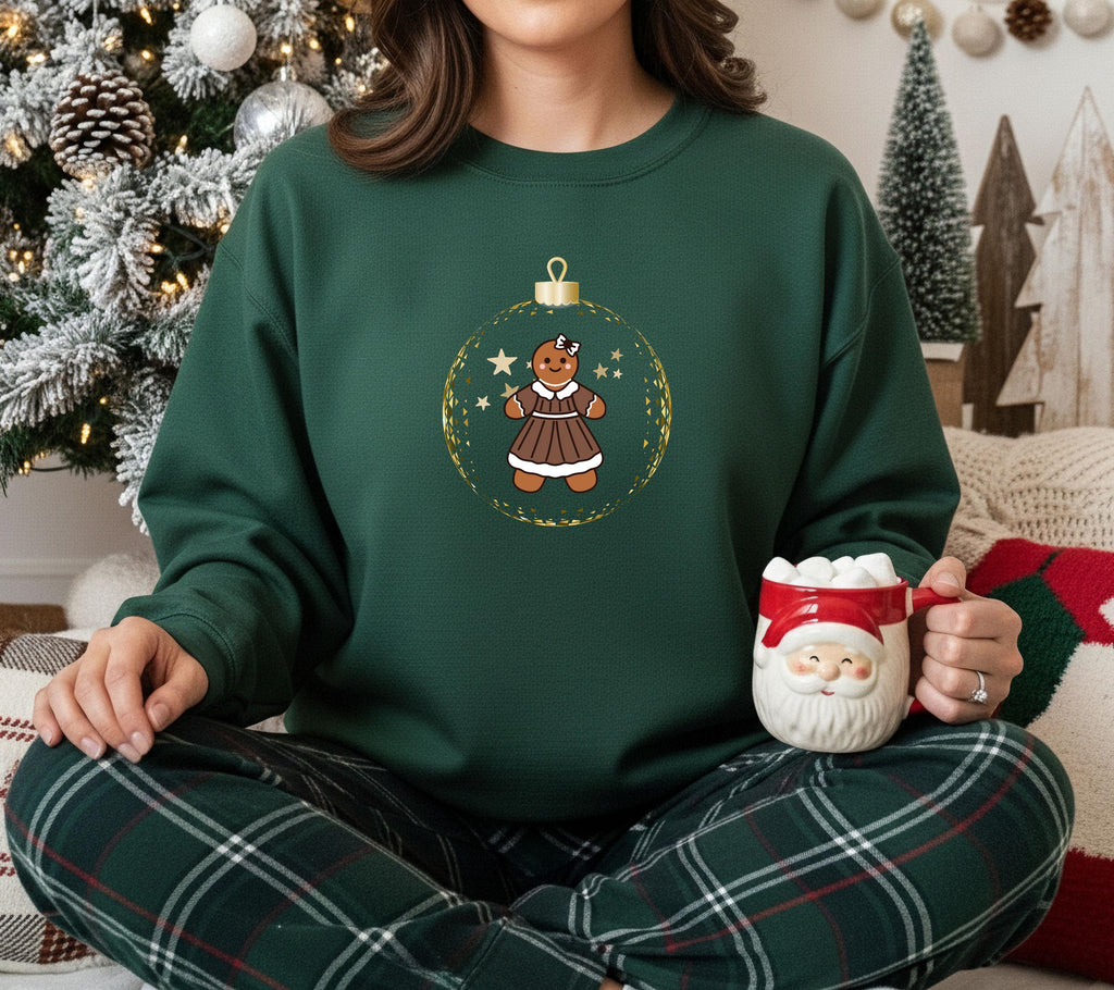 Pärchen Pullover Weihnachten, Lebkuchen Mann & Frau Sweatshirt, Partner Geschenk Weihnachten, Ugly Christmas Sweater Couple, Geschenk Freund