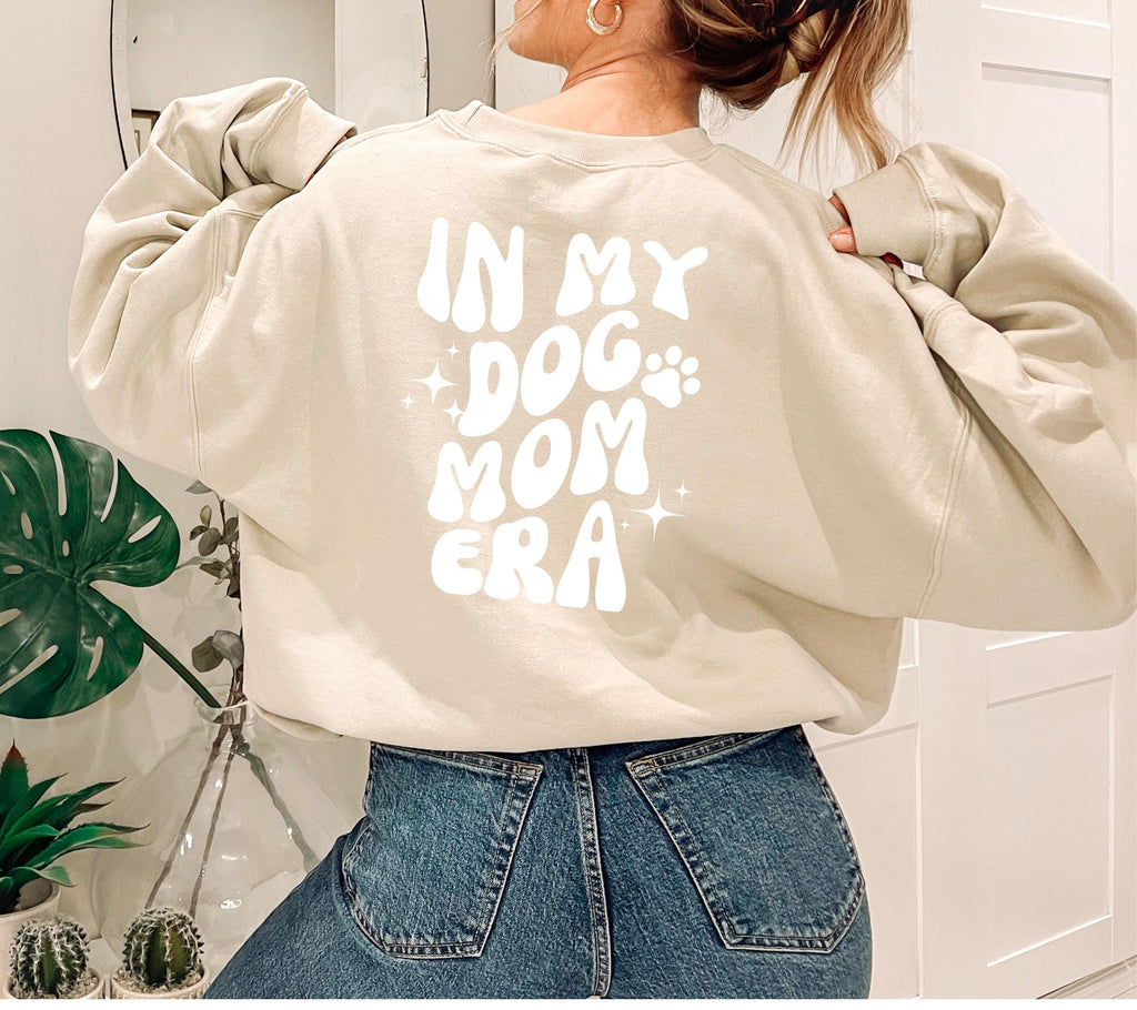 Pullover Hundeliebhaber Backprint, In My Dogmom Era, Pulli Dog Mom, Geschenk Freundin, Hundebesitzer, Hundemama, Weihnachten, Geschenkidee