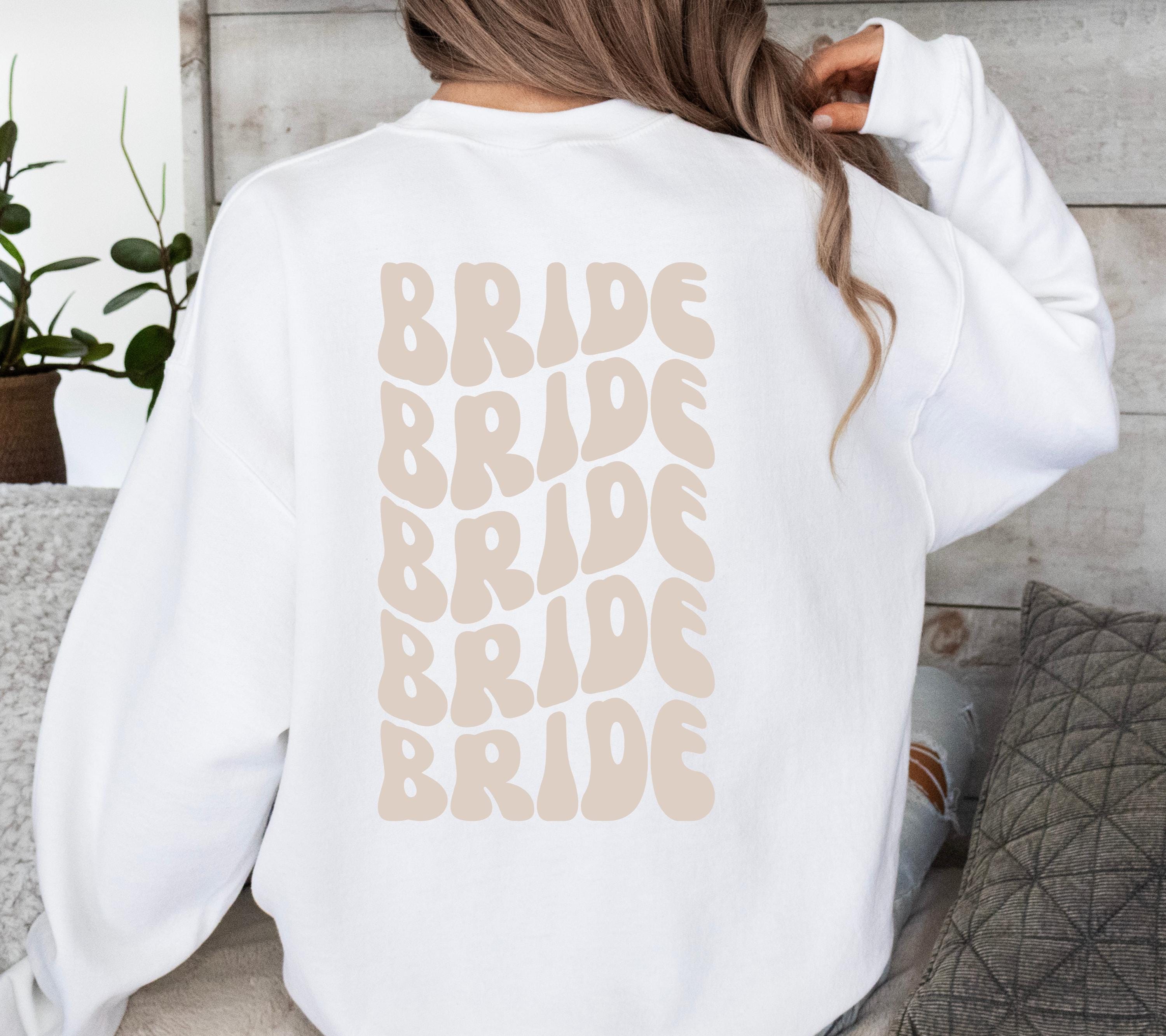Pullover Bride, Sweater JGA, Pulli Team Braut, Crew, Junggesellenabschied, Hochzeit, Geschenk, Brautjungfer, JGA Frauen, Gruppe, Verlobung