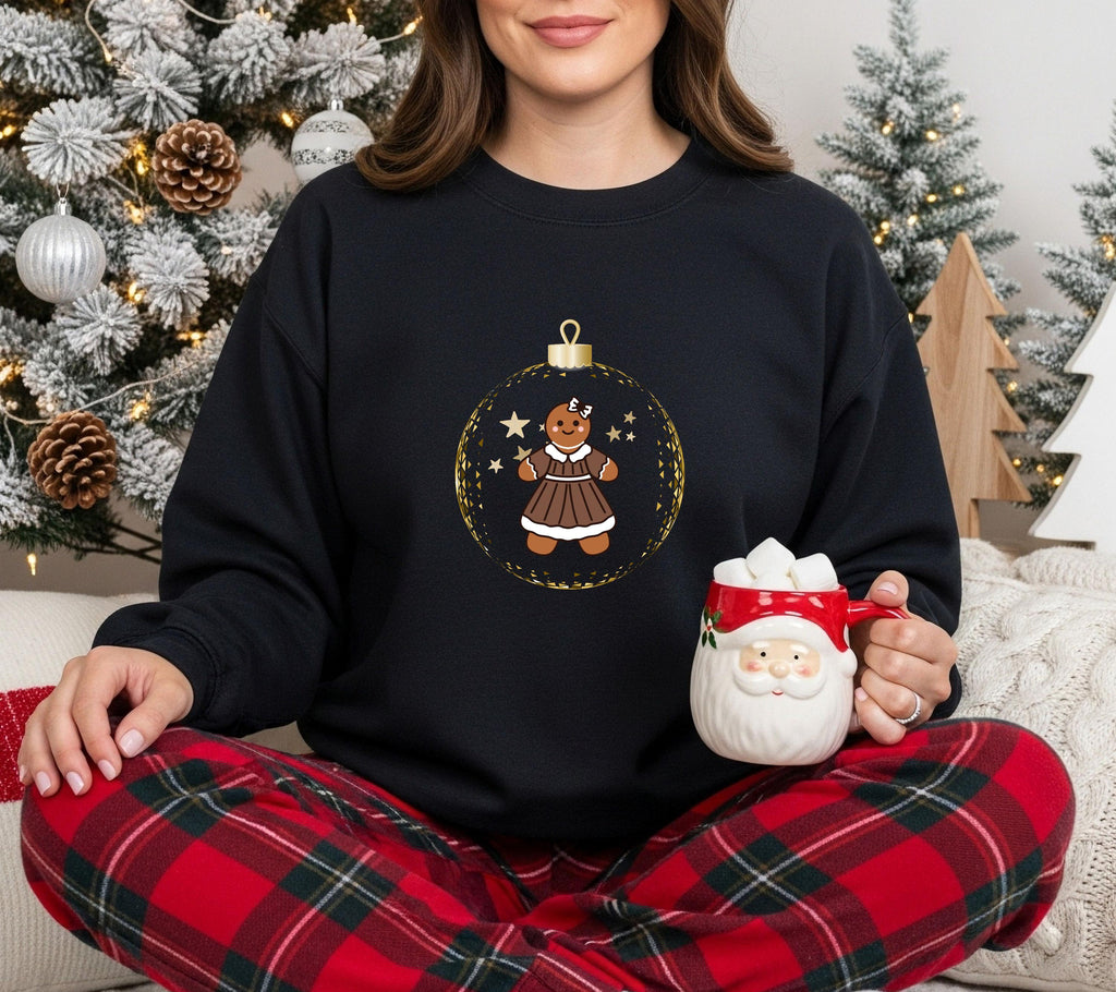 Pärchen Pullover Weihnachten, Lebkuchen Mann & Frau Sweatshirt, Partner Geschenk Weihnachten, Ugly Christmas Sweater Couple, Geschenk Freund
