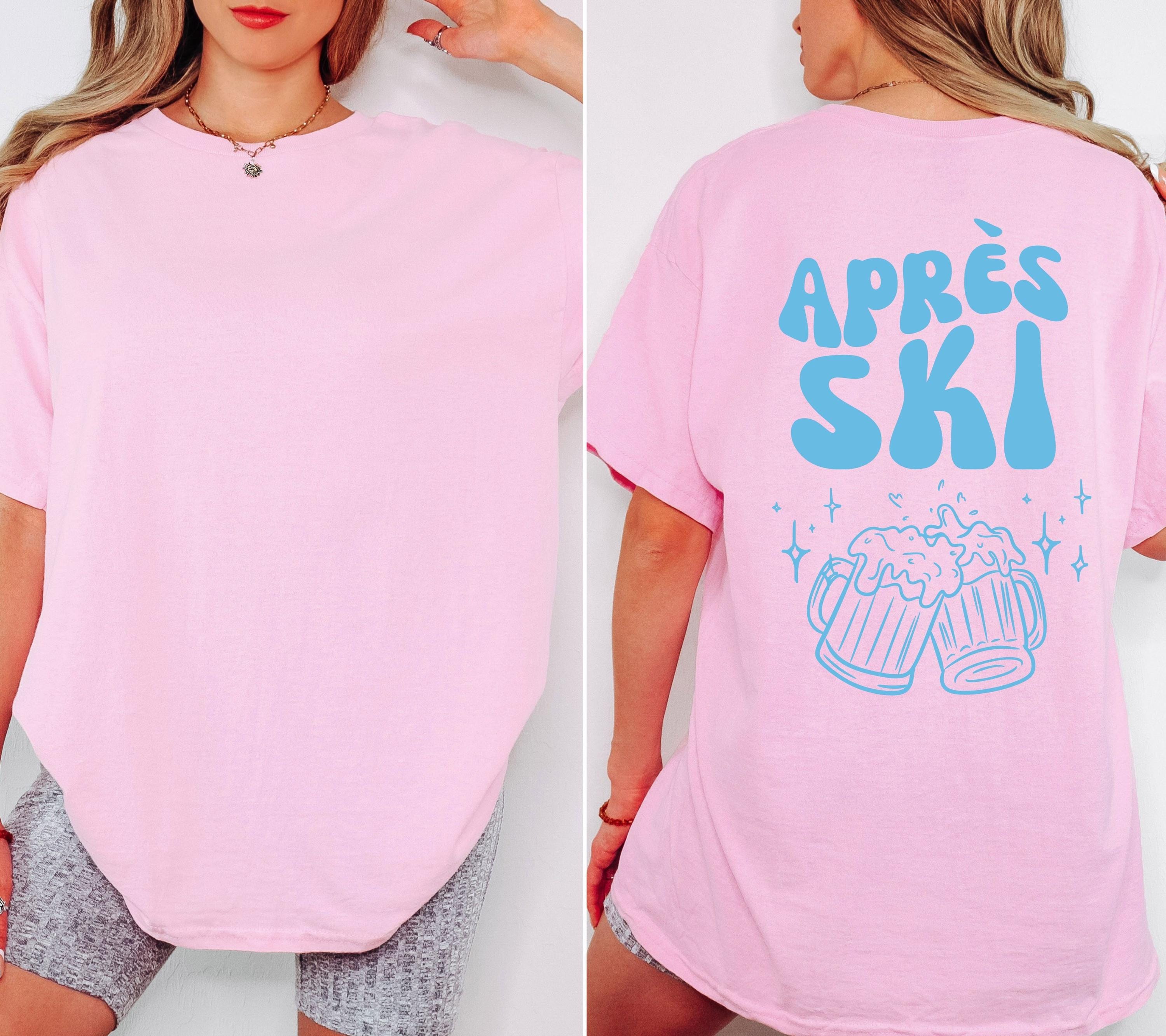 Apres Ski Shirt Unisex – Lustiges Ski TShirt Winterurlaub Skihütte – Après Ski Print Outfit Snowboard Party Bier - JGA Damen - Gruppenshirt