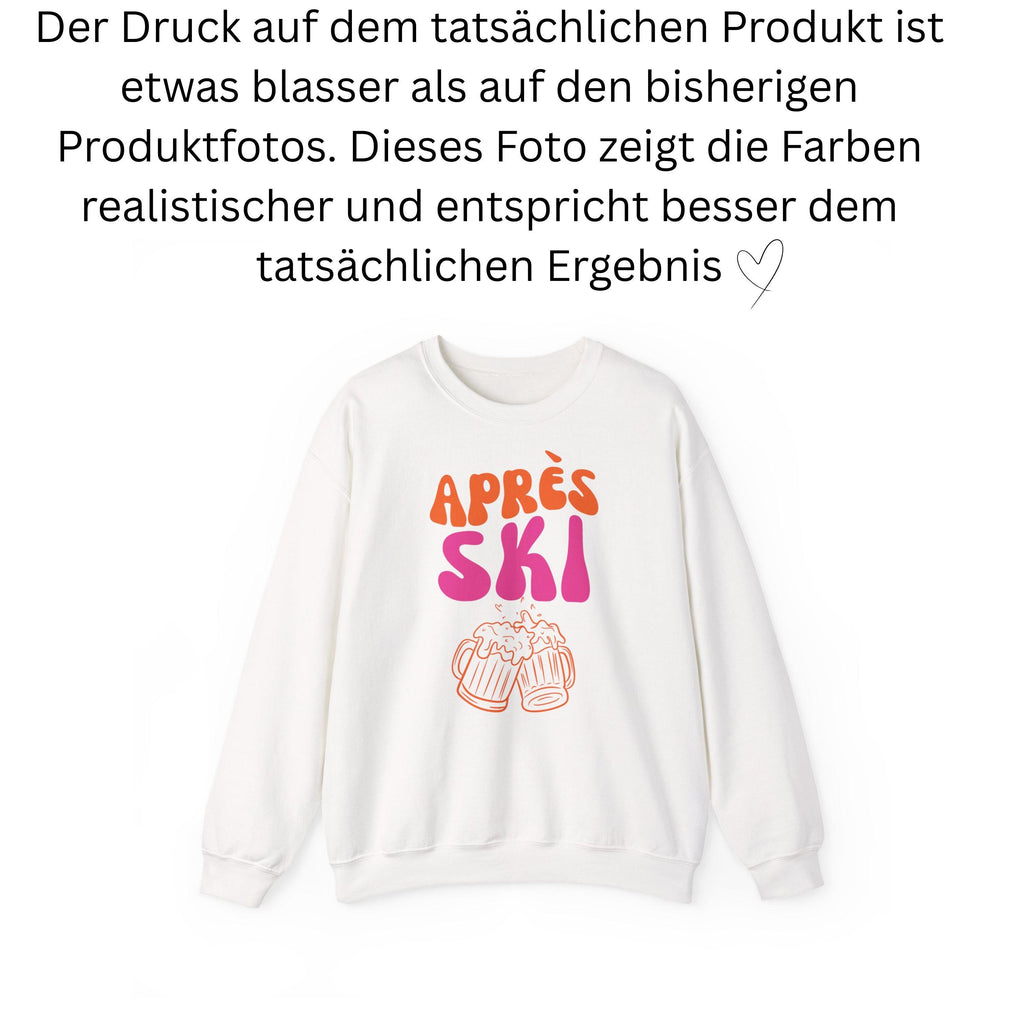Après Ski Pullover Pink Orange, Après Ski Sweater, Skiurlaub Outfit, Après Ski Party, Skihütte Pullover, Ski Party Sweater pink orange, Bier