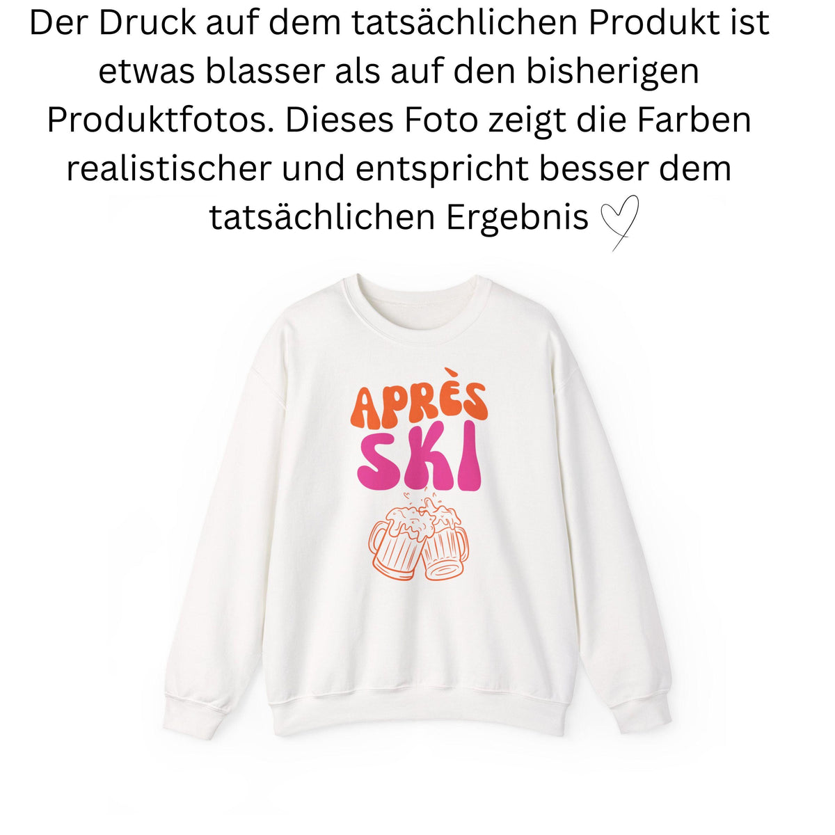 Après Ski Pullover Pink Orange, Après Ski Sweater, Skiurlaub Outfit, Après Ski Party, Skihütte Pullover, Ski Party Sweater pink orange, Bier
