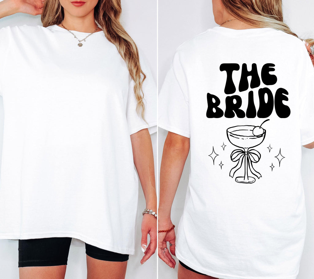 JGA Shirt, Junggesellinnenabschied Shirts, JGA Gruppenshirts, Backprint, Team, Braut Shirt mit Name, JGA Frauen, Gruppen T Shirt, Hochzeit