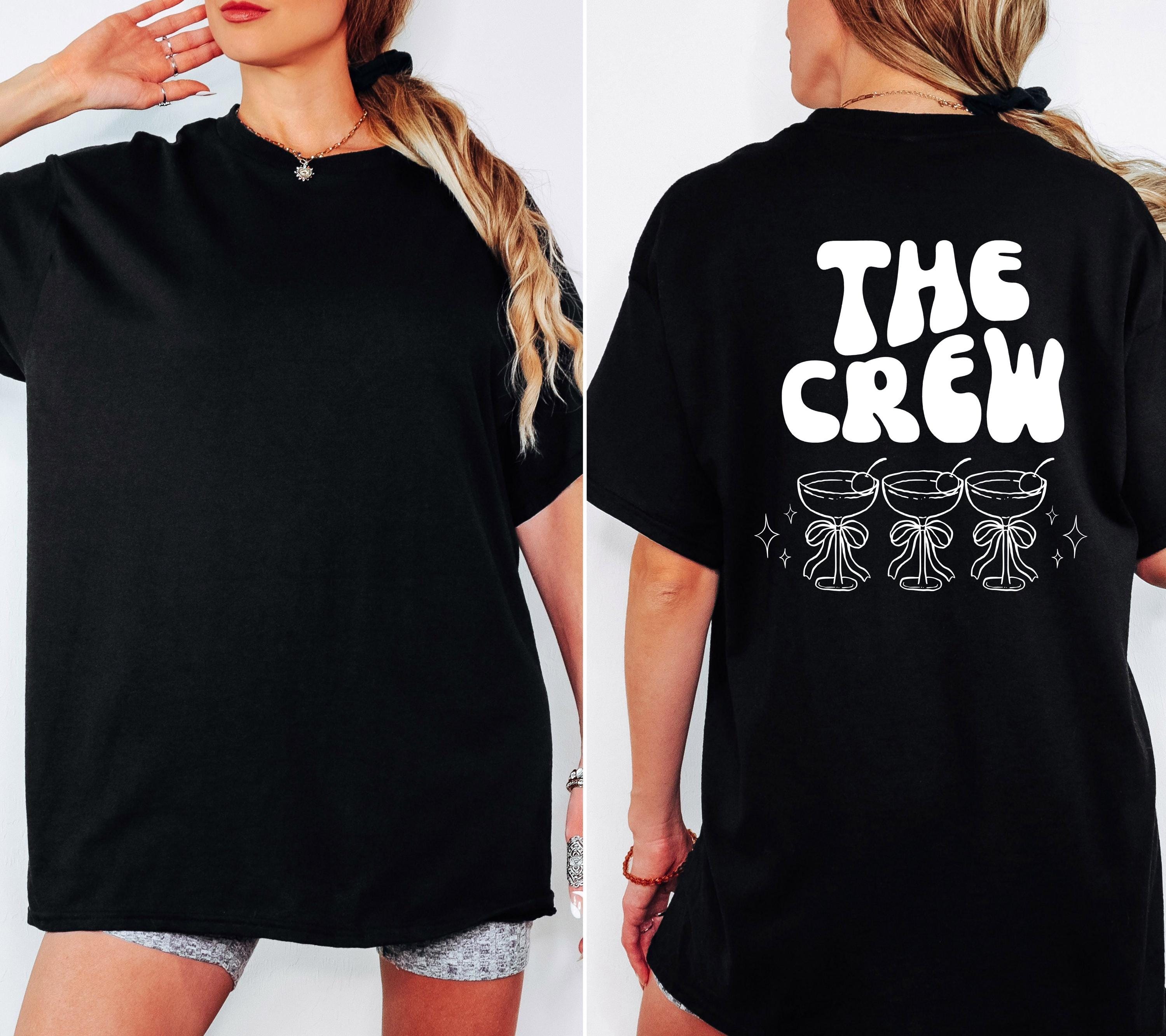 JGA Shirt, Junggesellinnenabschied Shirts, JGA Gruppenshirts, Backprint, Team, Braut Shirt mit Name, JGA Frauen, Gruppen T Shirt, Hochzeit