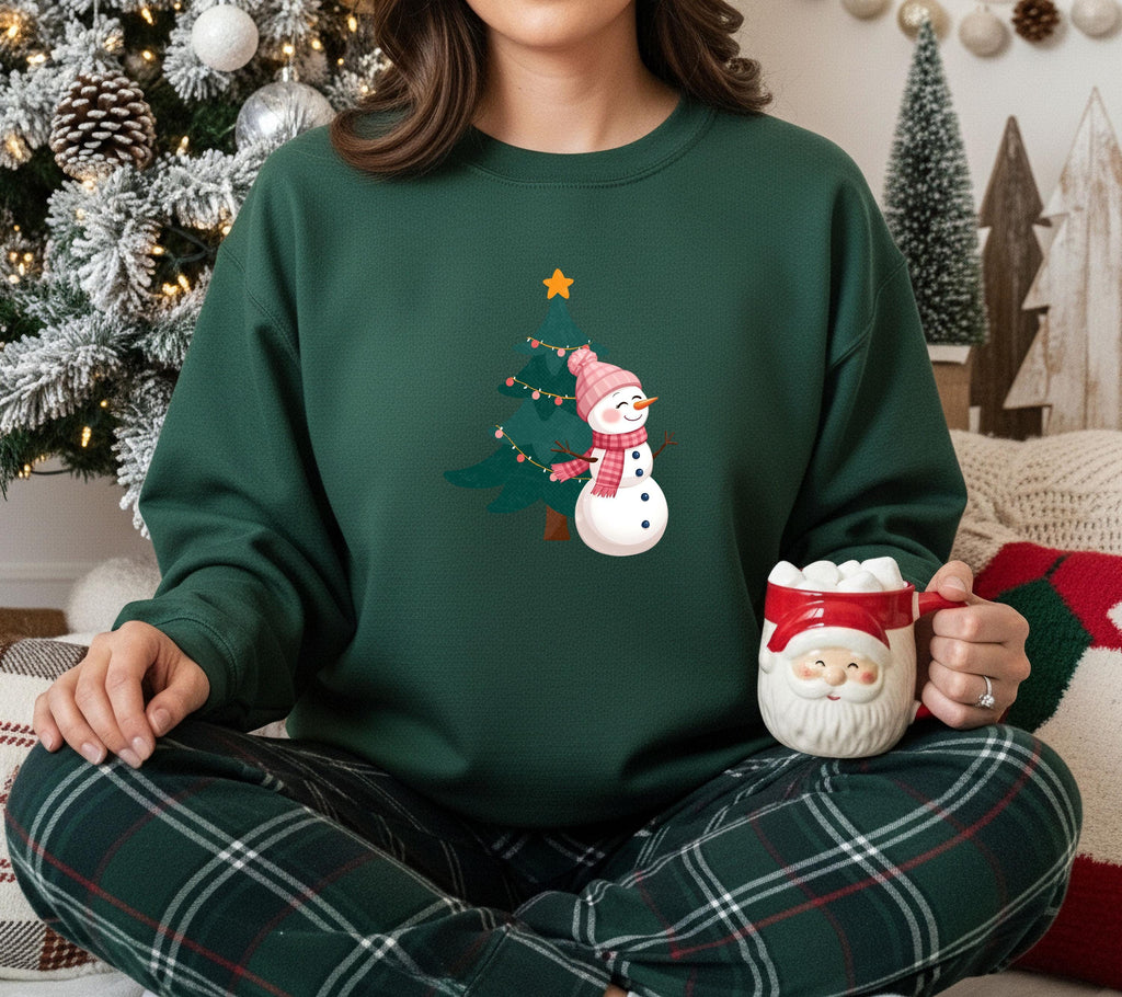 Pärchen Pullover Weihnachten, Schneemann & Frau Sweatshirt, Partner Geschenk Weihnachten, Ugly Christmas Sweater Couple, Geschenk Freund