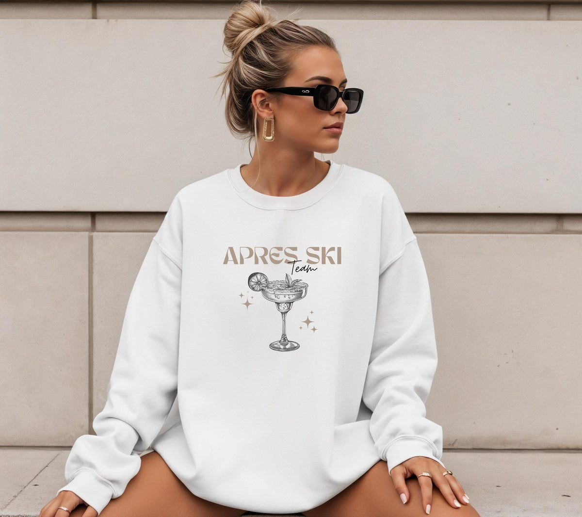 Apres Ski Team Pullover 2027, Skiurlaub Sweater, Après Ski Outfit, Skihütte Pullover, Winterurlaub Geschenk, Ski Party Shirt, Unisex Sweater