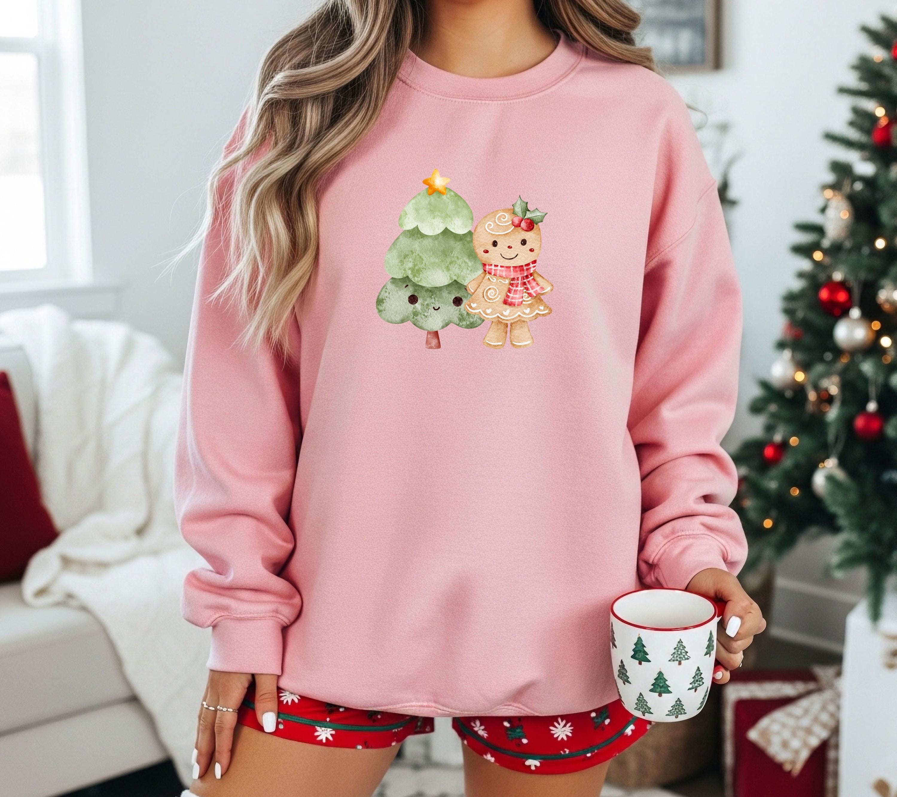 Pärchen Pullover Weihnachten, Lebkuchenmann & Frau Sweatshirt, Partner Geschenk Weihnachten, Matching Christmas Sweater Couple, Geschenkidee