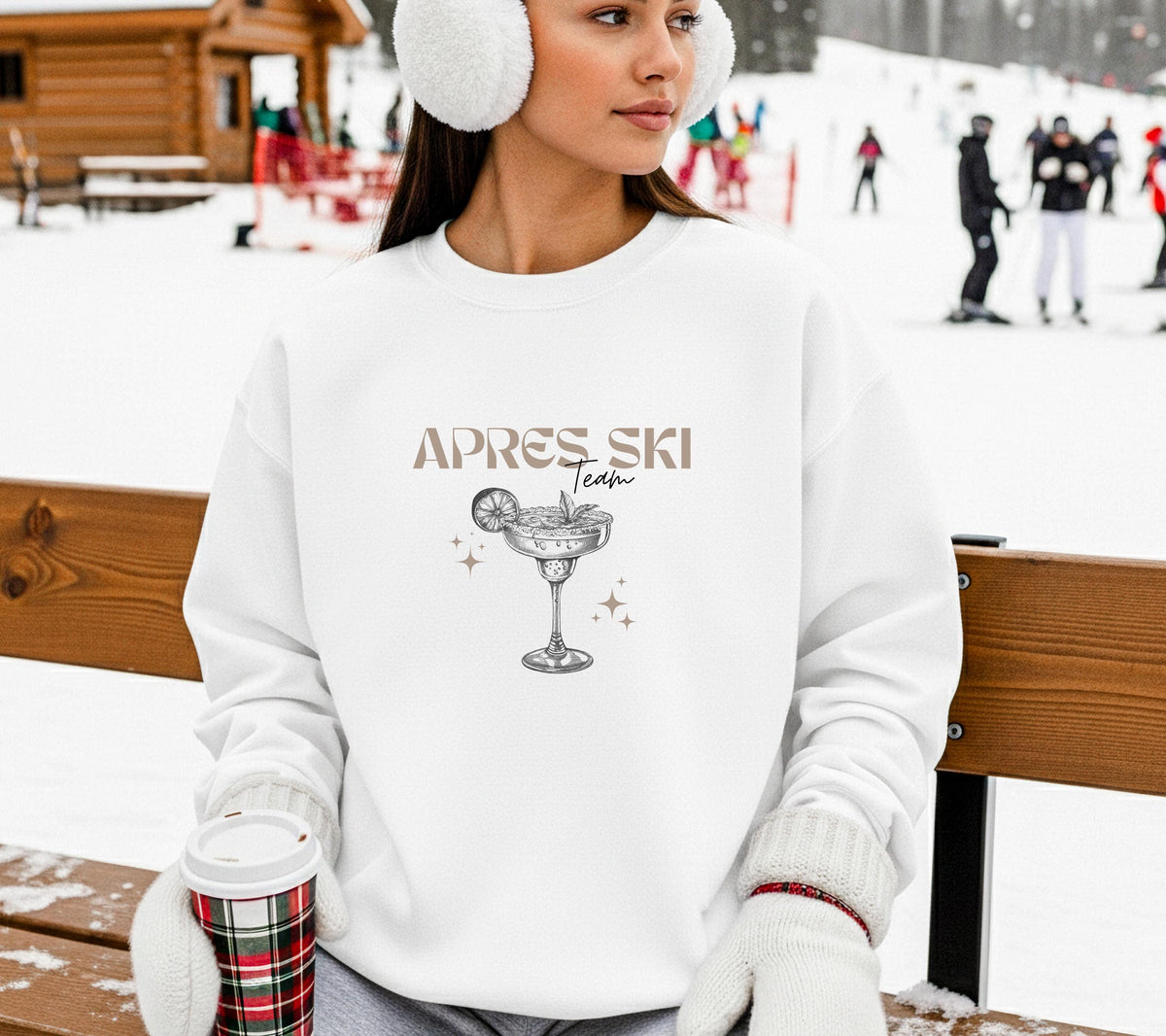 Apres Ski Pullover, Apres Ski Team Sweatshirt, Geschenk für Skifahrer, Winterurlaub, Après Ski Outfit, Hoodie, Party, Skiurlaub, Damen