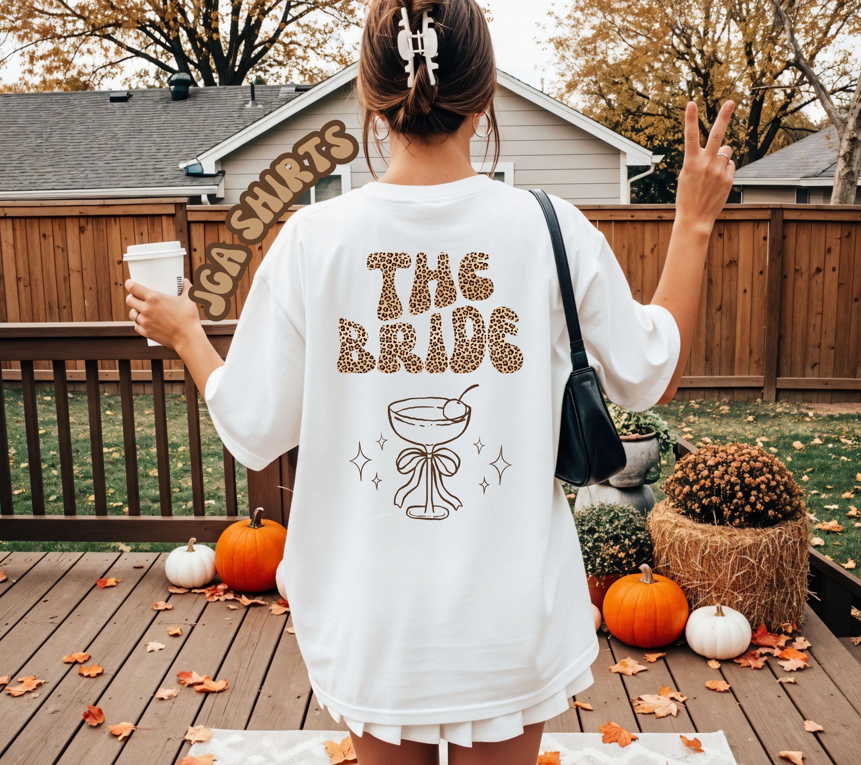 JGA Shirt, Junggesellenabschied Shirts, Backprint, Team Bride, Braut Shirt , JGA Frauen, Gruppenshirt, Hochzeit, Leo Muster, Leopard Damen