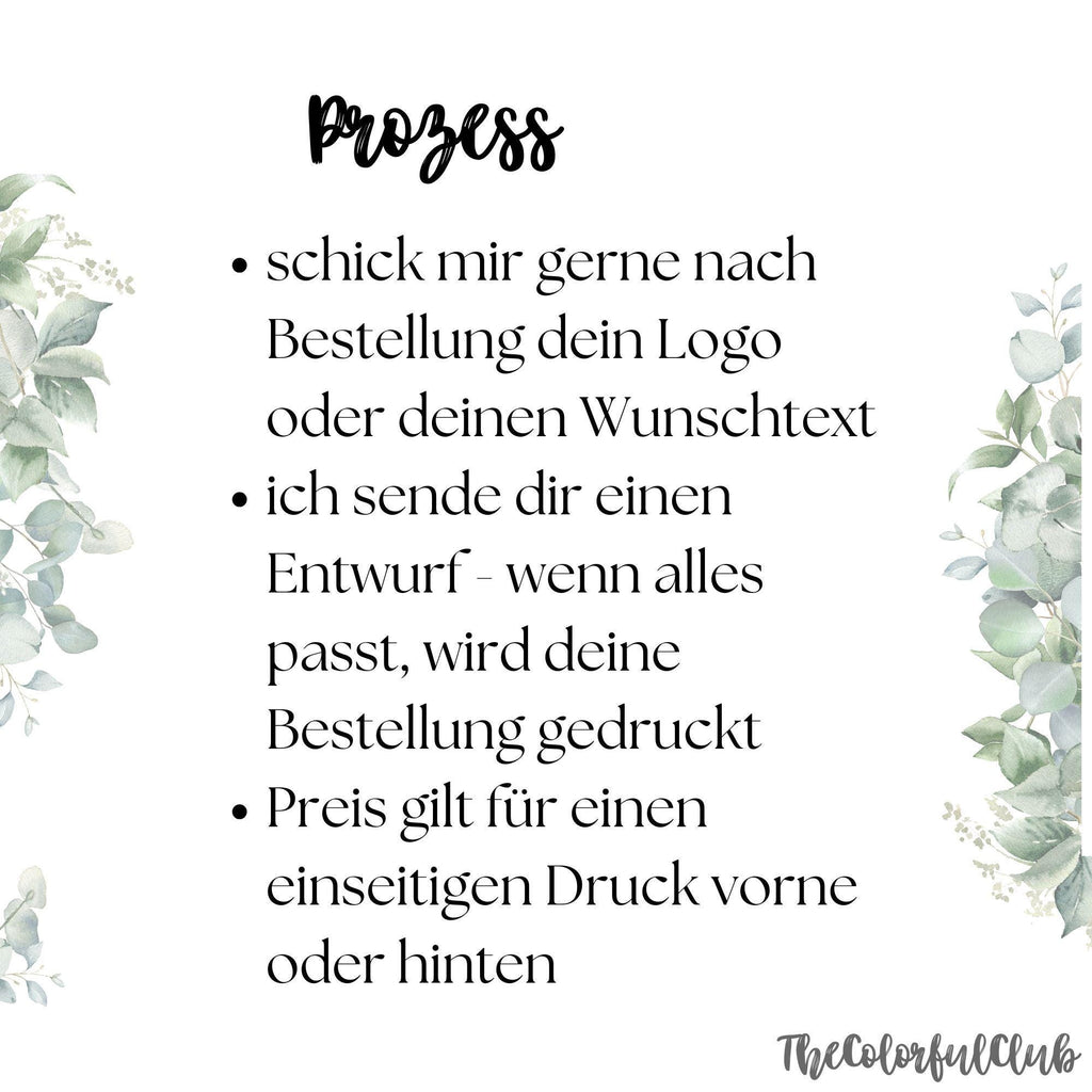 Logo Shirt, Personalisiertes Shirt eigenes Logo / Wunschtext, Firmenlogo, Eigenes Design, Vereinslogo, T shirt bedrucken, Foto Shirt unisex