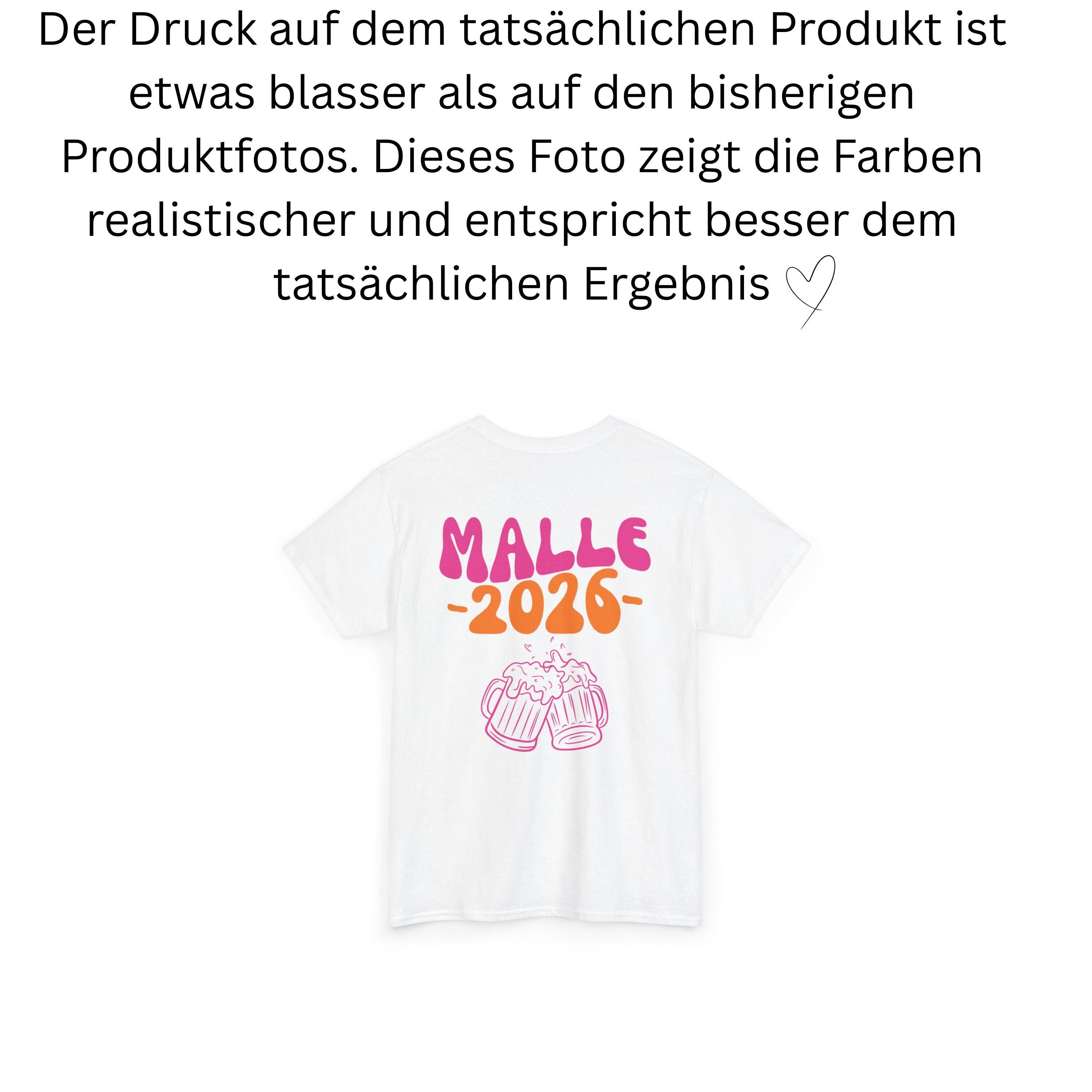 Malle Shirt, Malle 2026, Team Shirts, T Shirt personalisiert, Mallorca Shirts, Bier Shirt, Sauf T Shirt, Gruppenshirt, Backprint, Mädelstrip