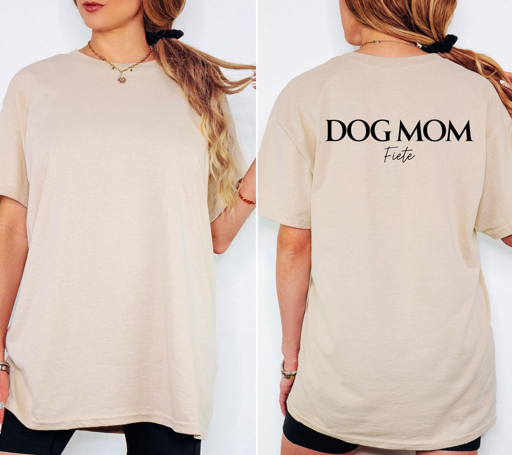 Dog Mom Shirt, Hundepapa, Hundemama, Dog Tshirt, personalisiertes Shirt, Geschenk Hundepapa, Hundeliebhaber, Hundebesitzer, Haustier Name