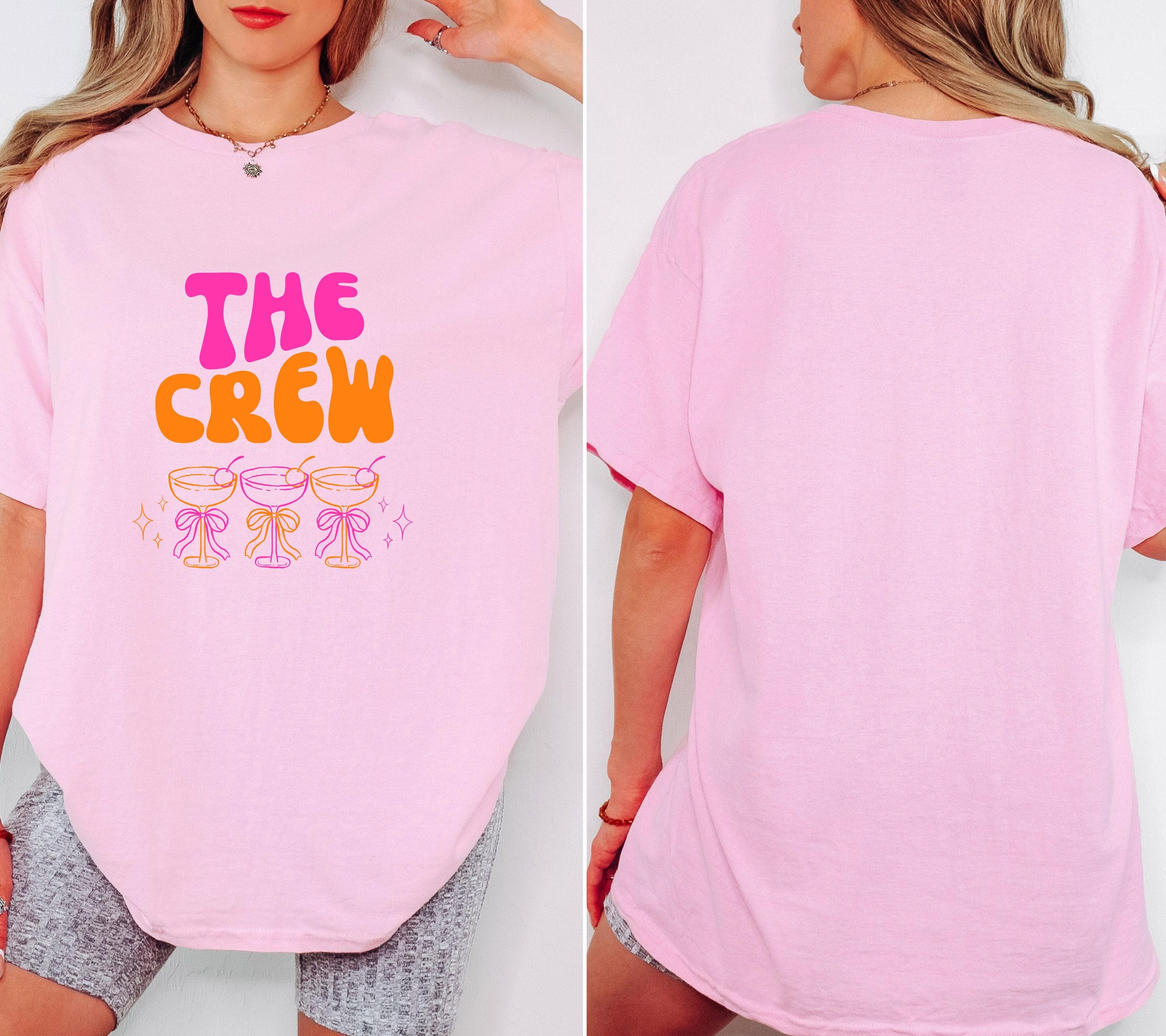 JGA Shirt, Junggesellenabschied Frau, JGA pink orange, Team Shirts, Braut Shirt, The Bride, JGA Frauen, Hochzeit, Accessoires, Geschenk Crew