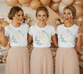 JGA Shirt, Junggesellenabschied Frau, JGA Eukalyptus gold, Team Shirts, Braut Shirt, The Bride, JGA Frauen, Hochzeit, Accessoires, Boho