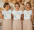 JGA Shirt, Junggesellenabschied Frau, JGA Eukalyptus gold, Team Shirts, Braut Shirt, The Bride, JGA Frauen, Hochzeit, Accessoires, Boho