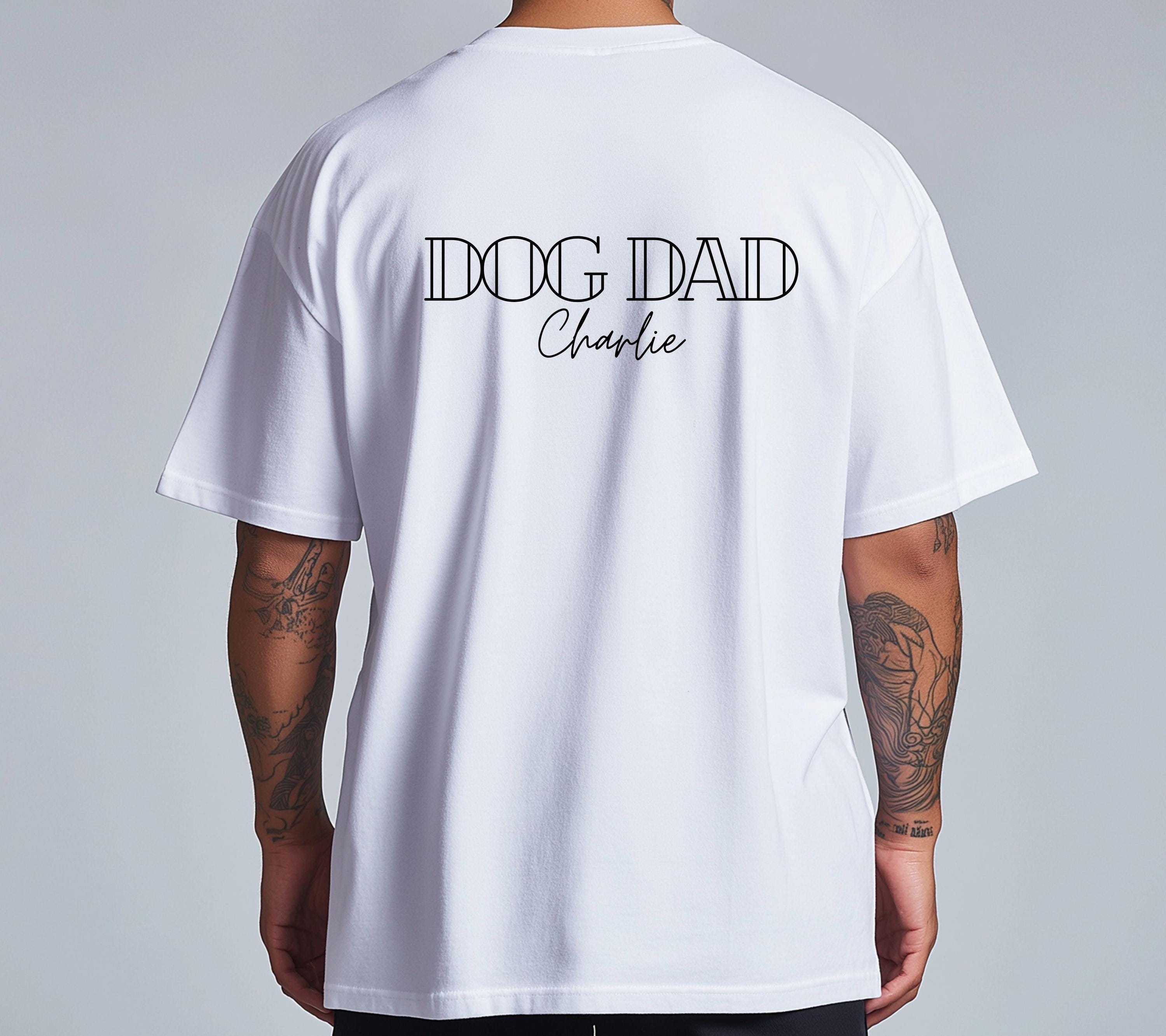 Dog Mom Shirt, Hundepapa, Hundemama, Dog Tshirt, personalisiertes Shirt, Geschenk Hundepapa, Hundeliebhaber, Hundebesitzer, Haustier Name