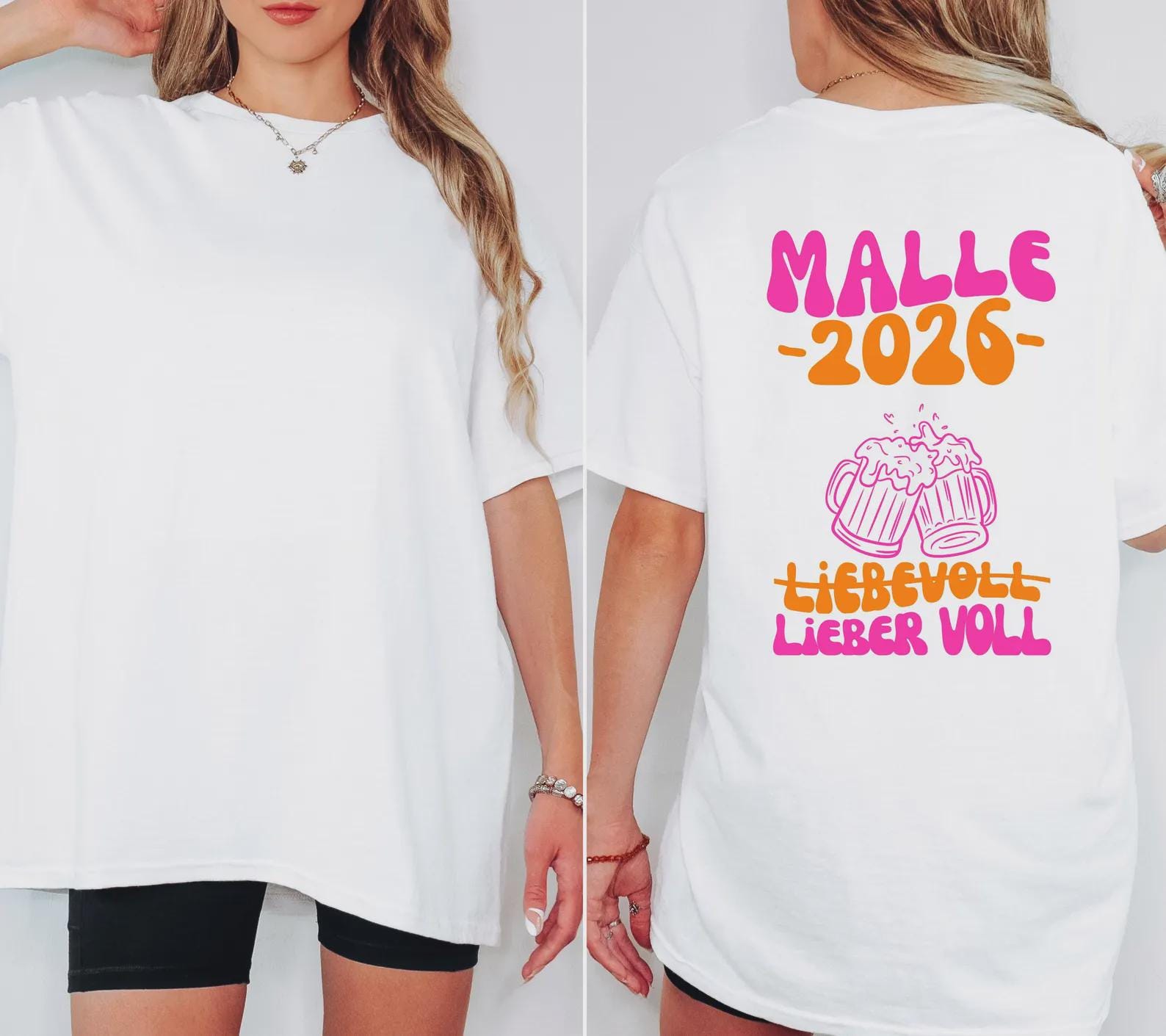 Malle Shirt, Backprint, Malle 2026, Malle Shirts, Malle T Shirt, personalisiert, Mallorca Shirts, Bier Shirt, Sauf T Shirt, Gruppenshirt