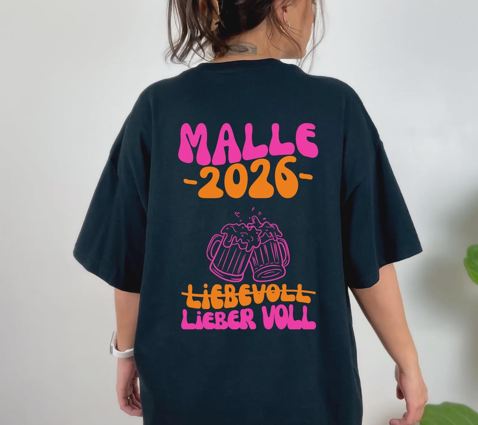 Malle Shirt, Backprint, Malle 2026, Malle Shirts, Malle T Shirt, personalisiert, Mallorca Shirts, Bier Shirt, Sauf T Shirt, Gruppenshirt