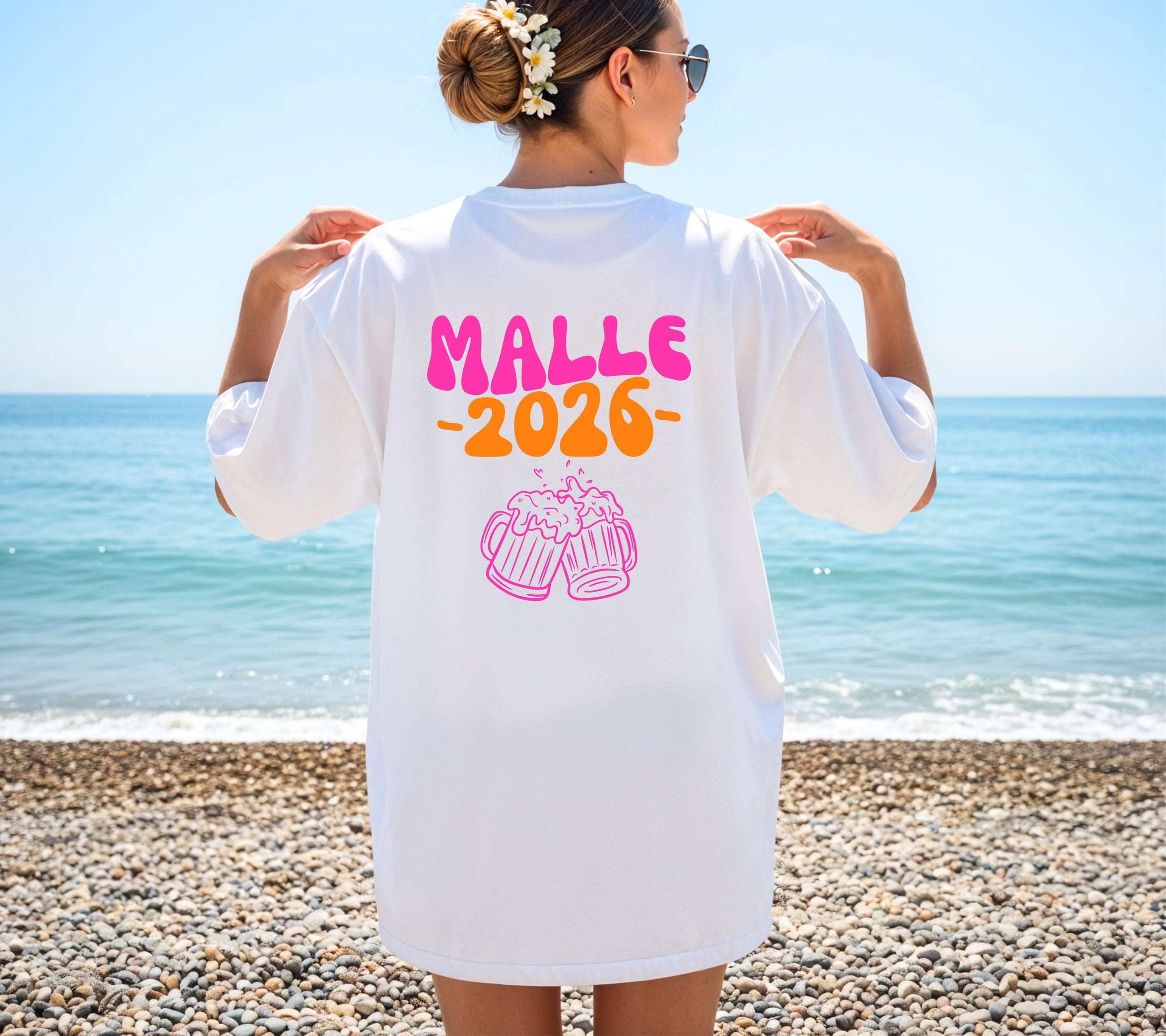 Malle Shirt, Malle 2026, Team Shirts, T Shirt personalisiert, Mallorca Shirts, Bier Shirt, Sauf T Shirt, Gruppenshirt, Backprint, Mädelstrip