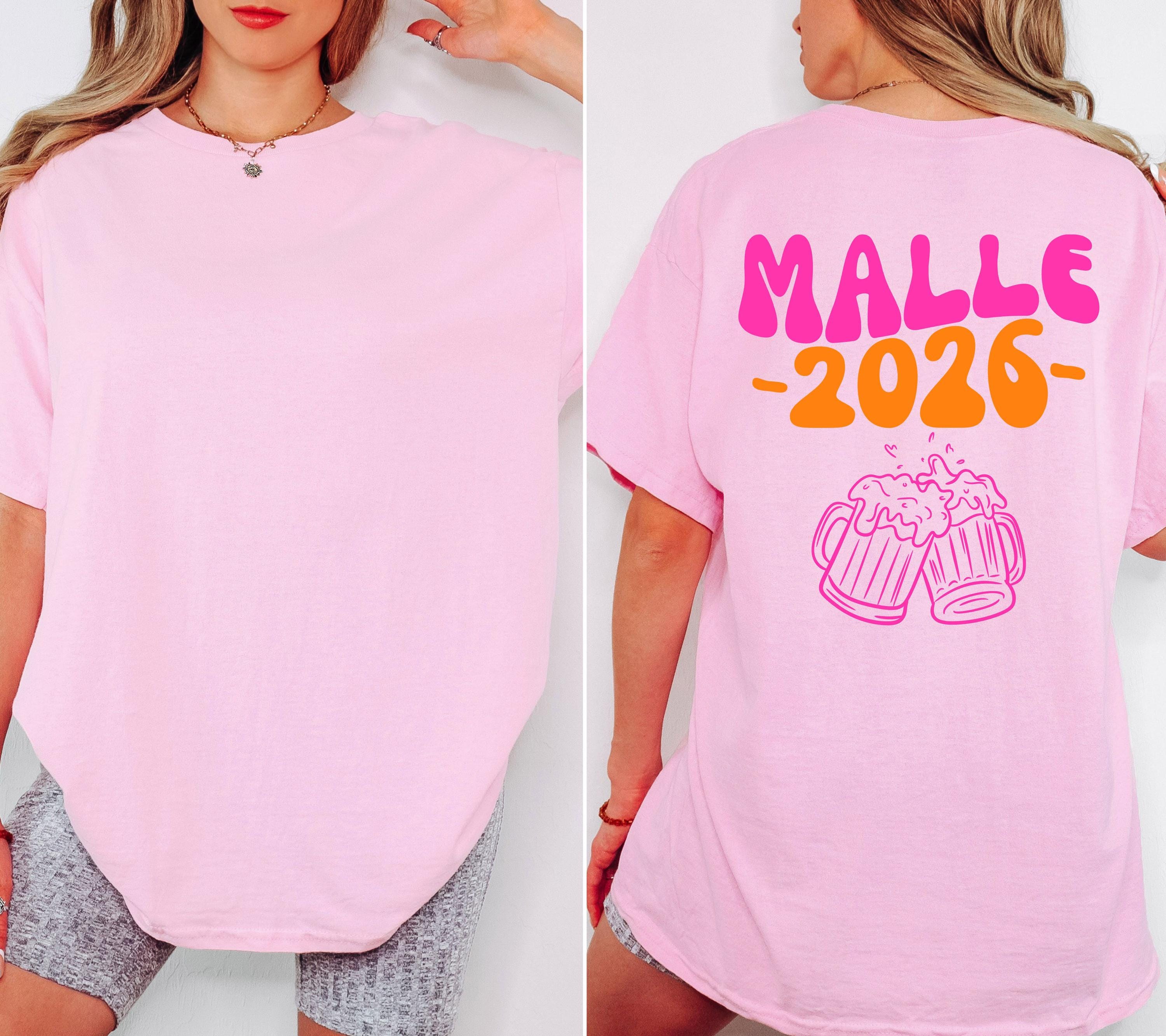 Malle Shirt, Malle 2026, Team Shirts, T Shirt personalisiert, Mallorca Shirts, Bier Shirt, Sauf T Shirt, Gruppenshirt, Backprint, Mädelstrip